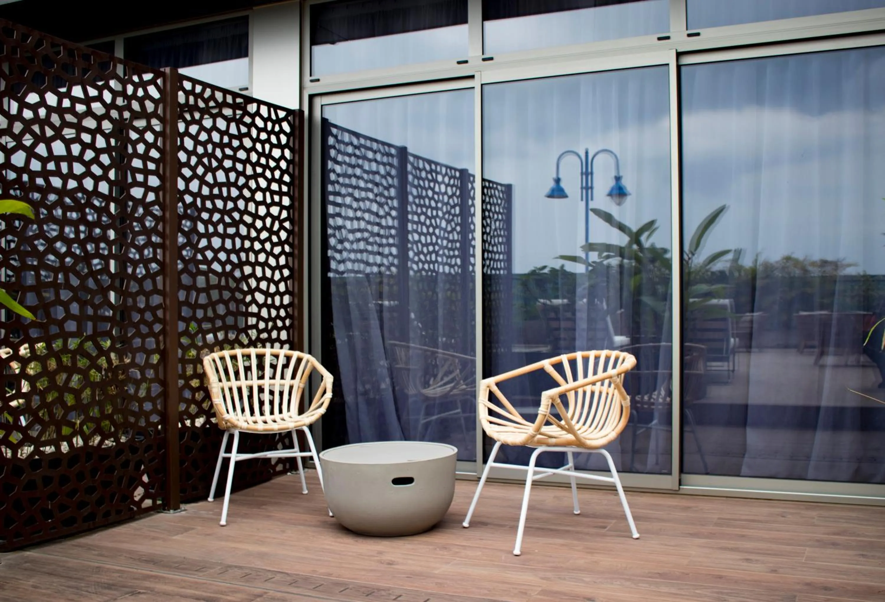 Balcony/Terrace in Panafrica Hotel Boutique & Spa