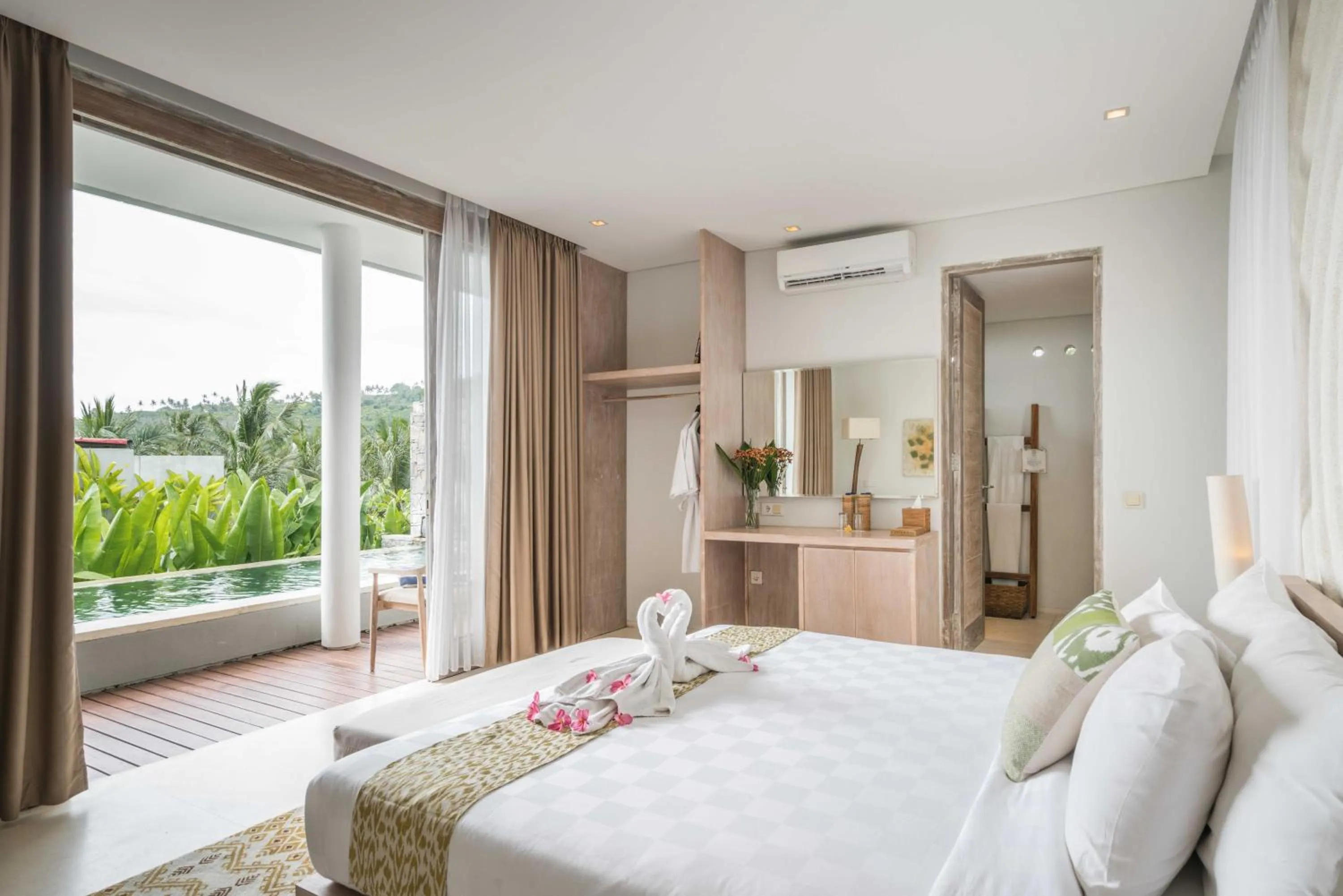 Photo of the whole room, Bed in Svarga Resort Lombok