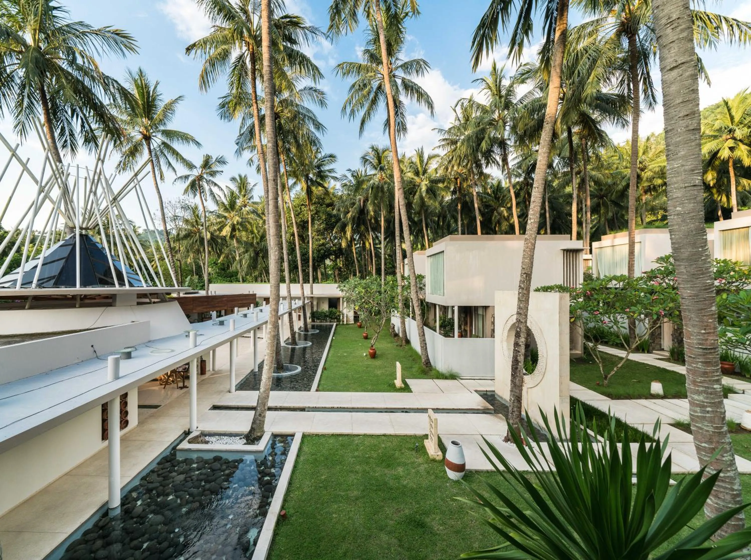 Decorative detail in Svarga Resort Lombok