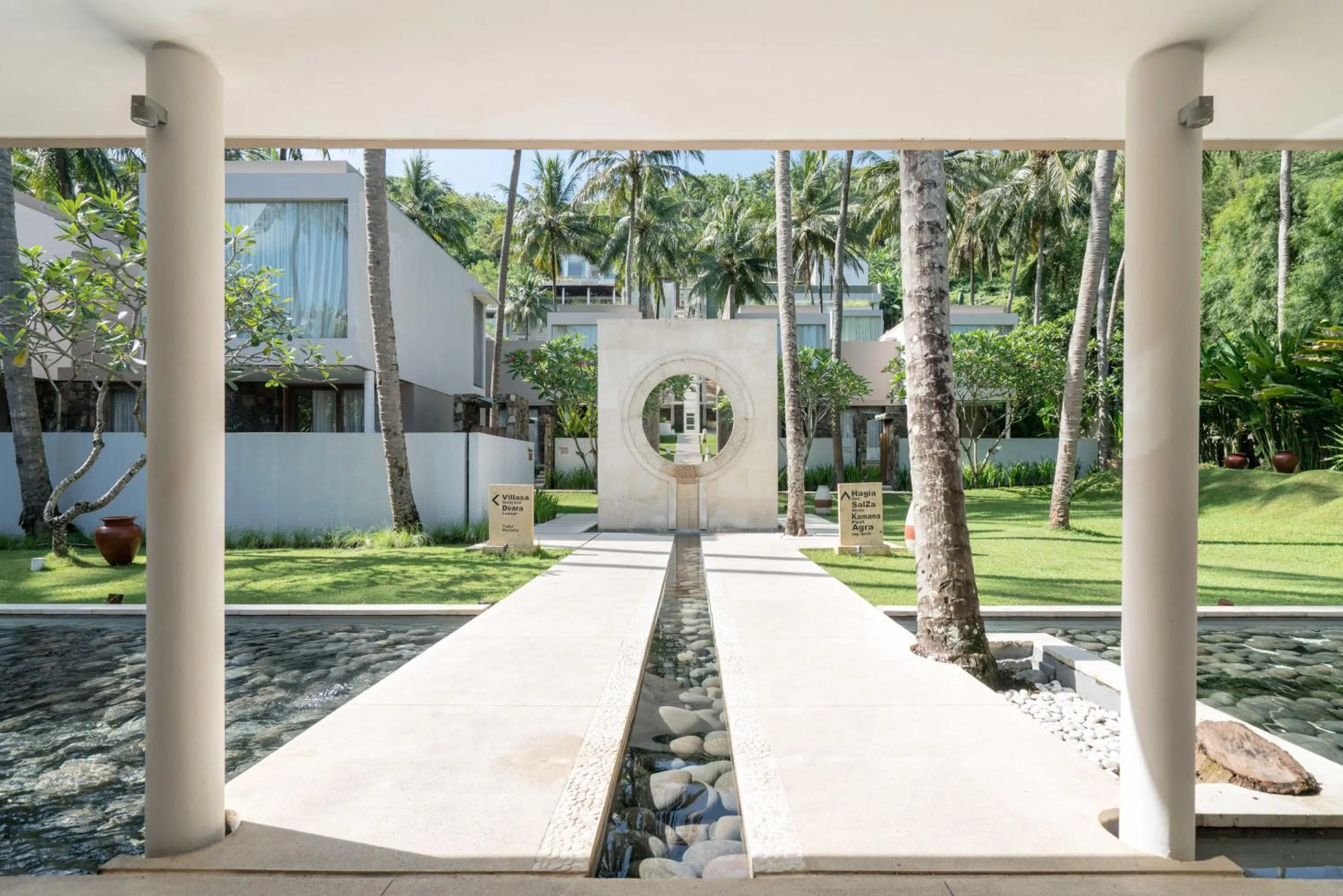 Decorative detail in Svarga Resort Lombok