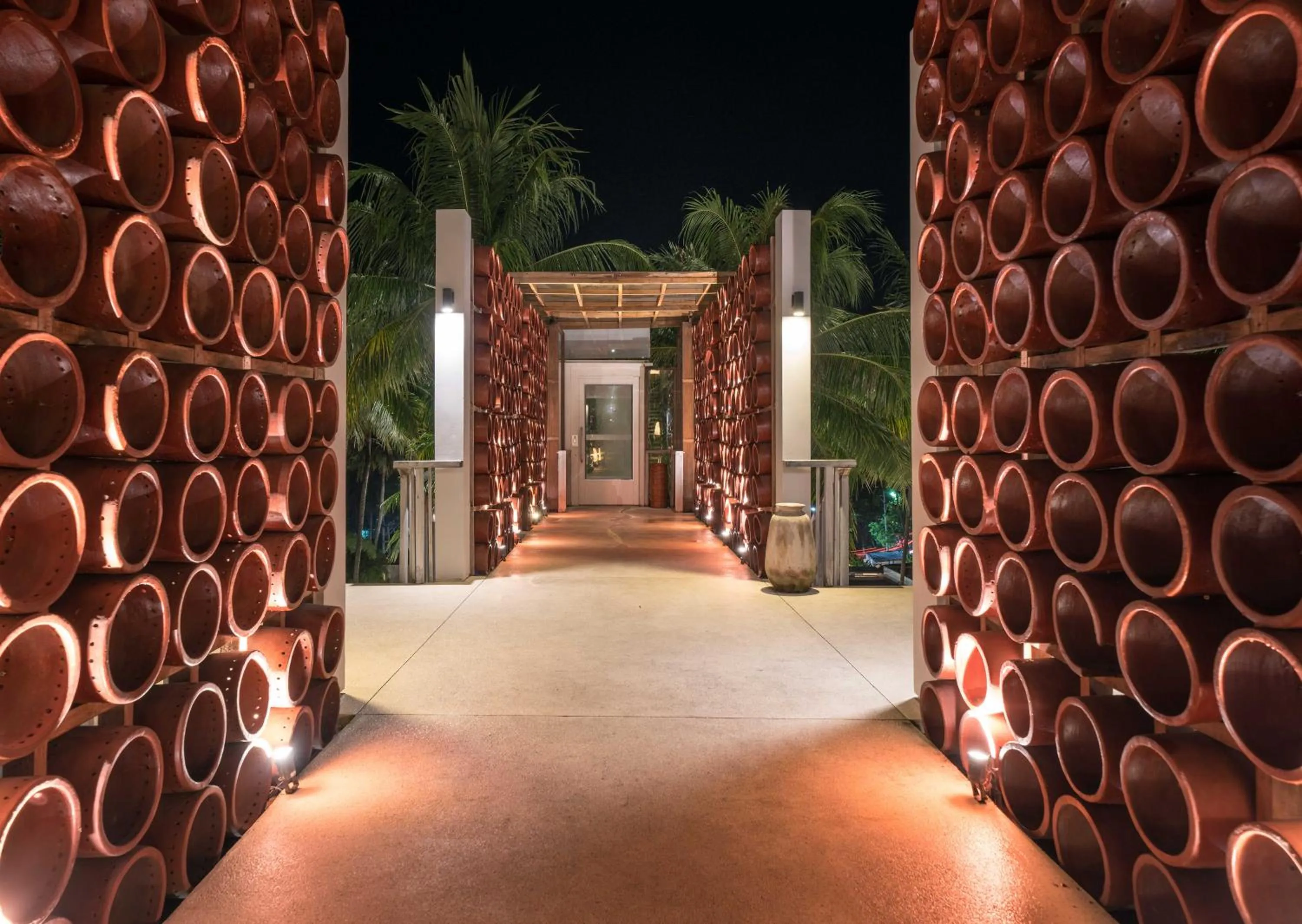 Decorative detail in Svarga Resort Lombok