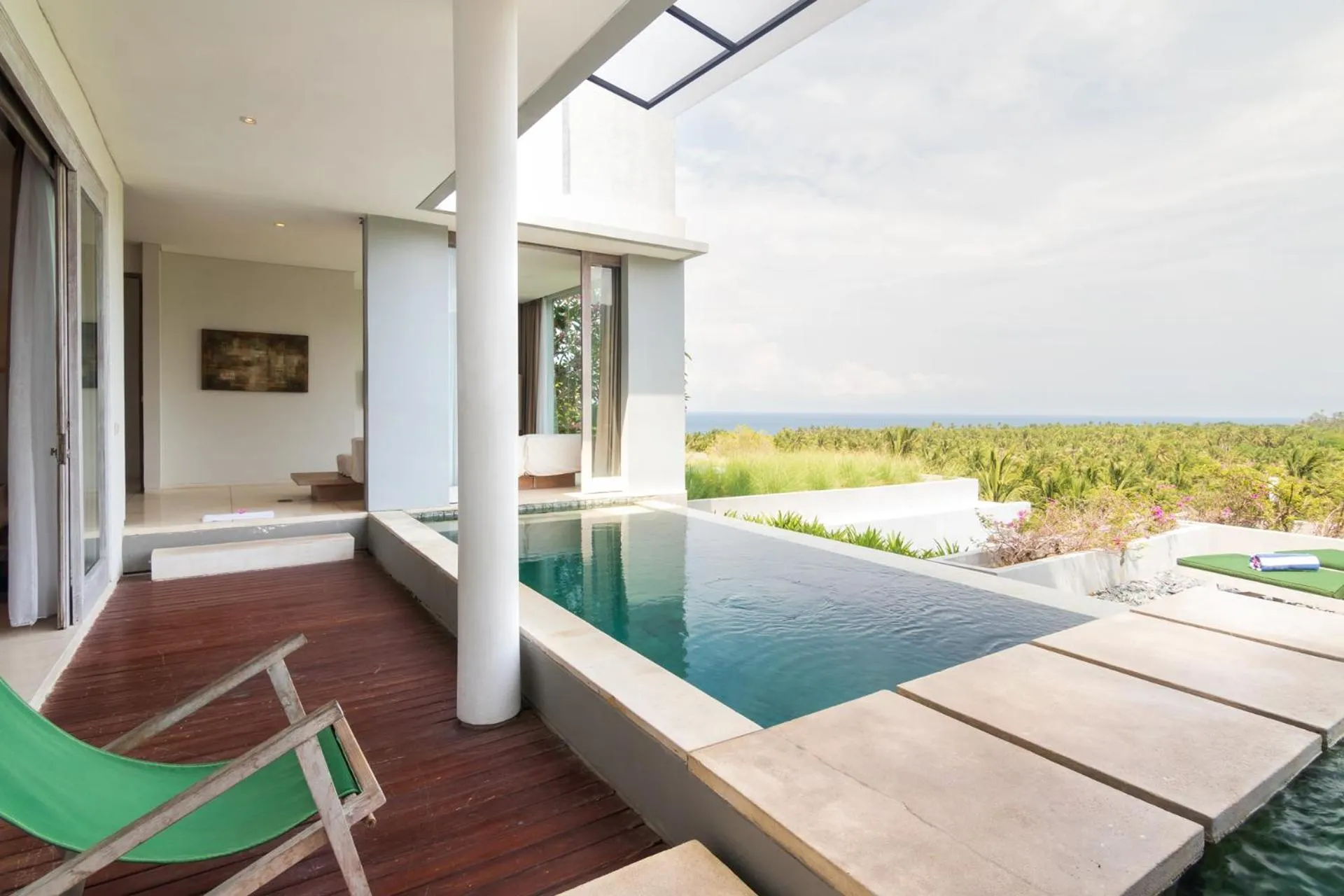 Swimming pool in Svarga Resort Lombok