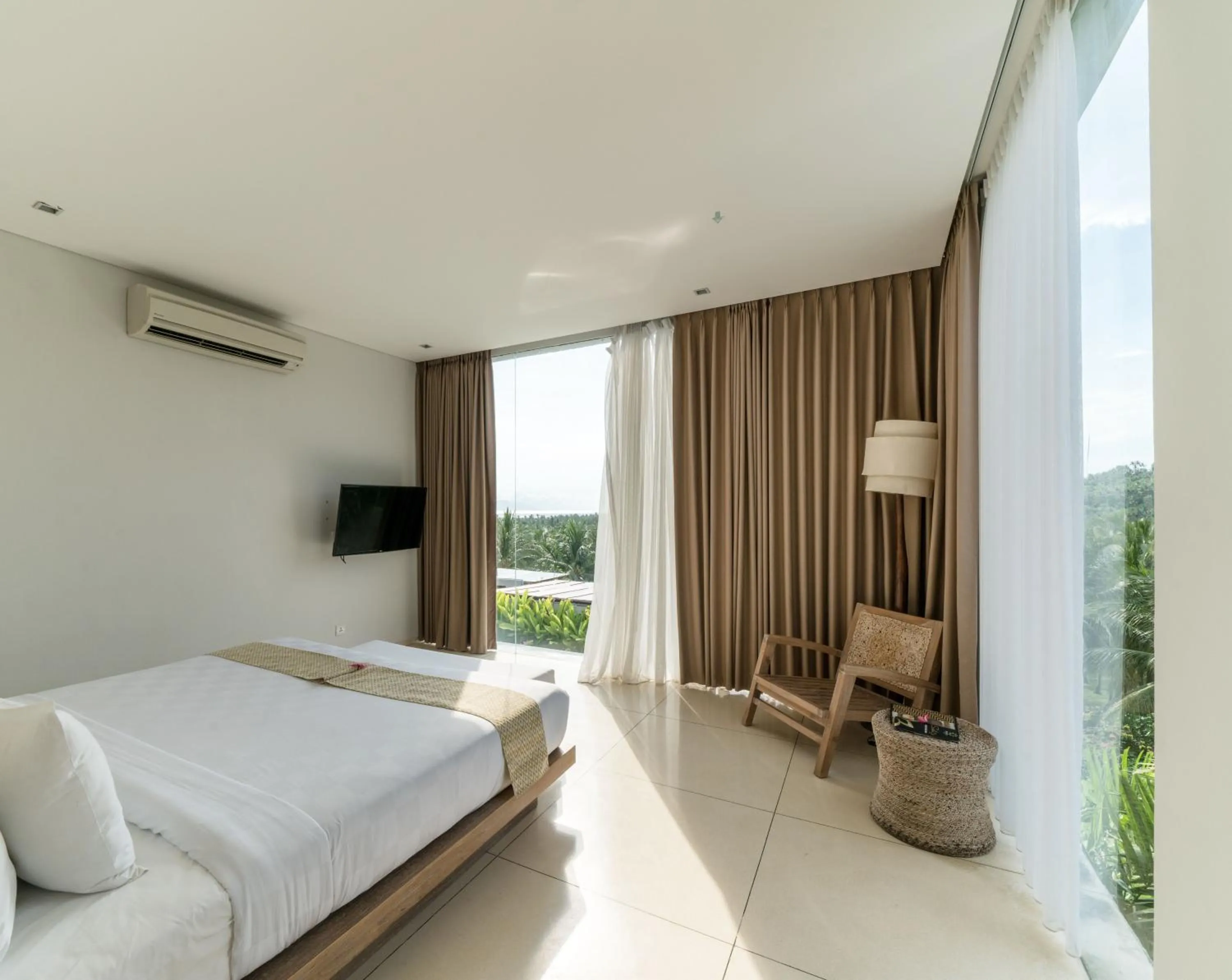 Bed in Svarga Resort Lombok