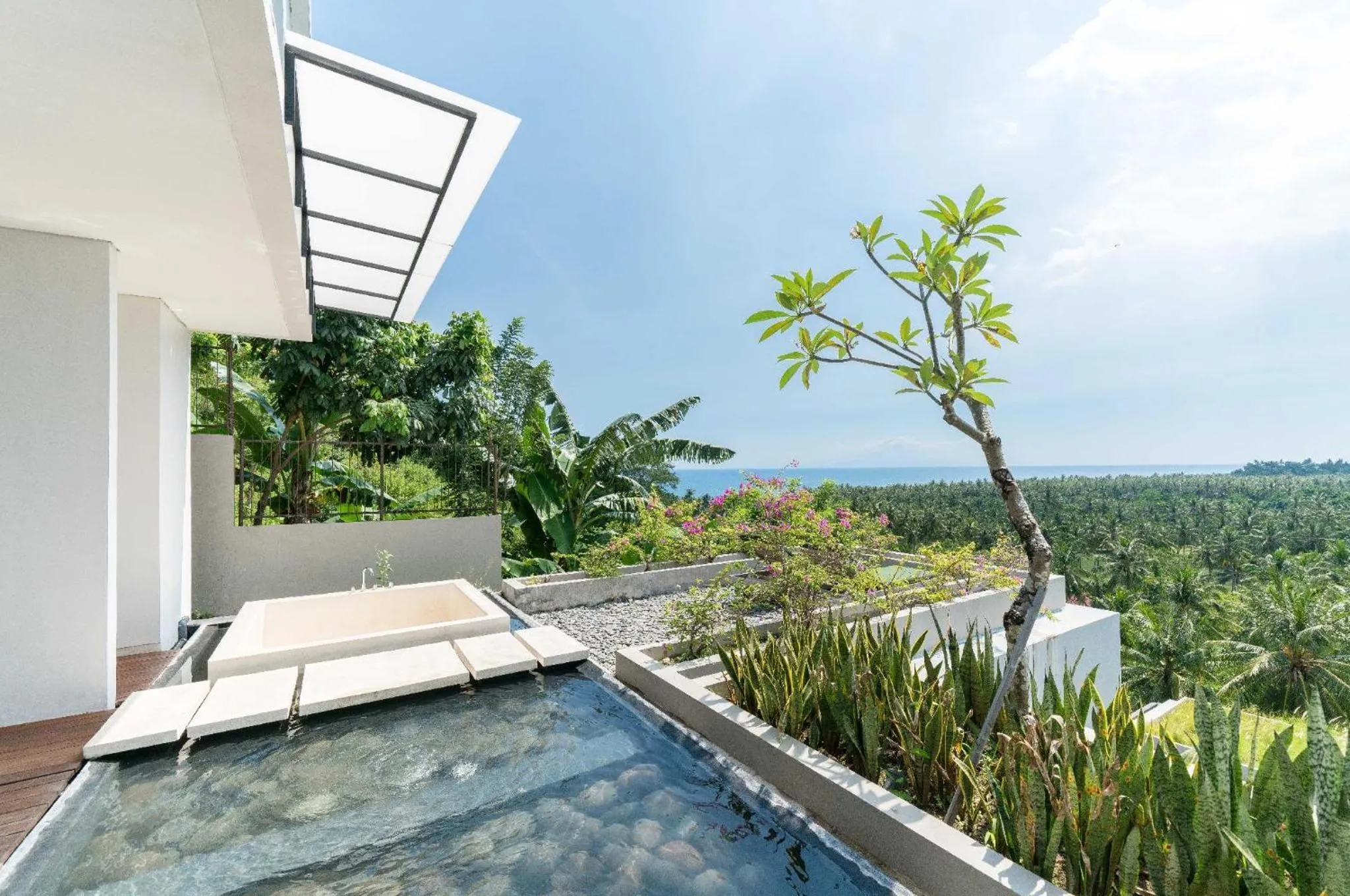 Mountain view in Svarga Resort Lombok