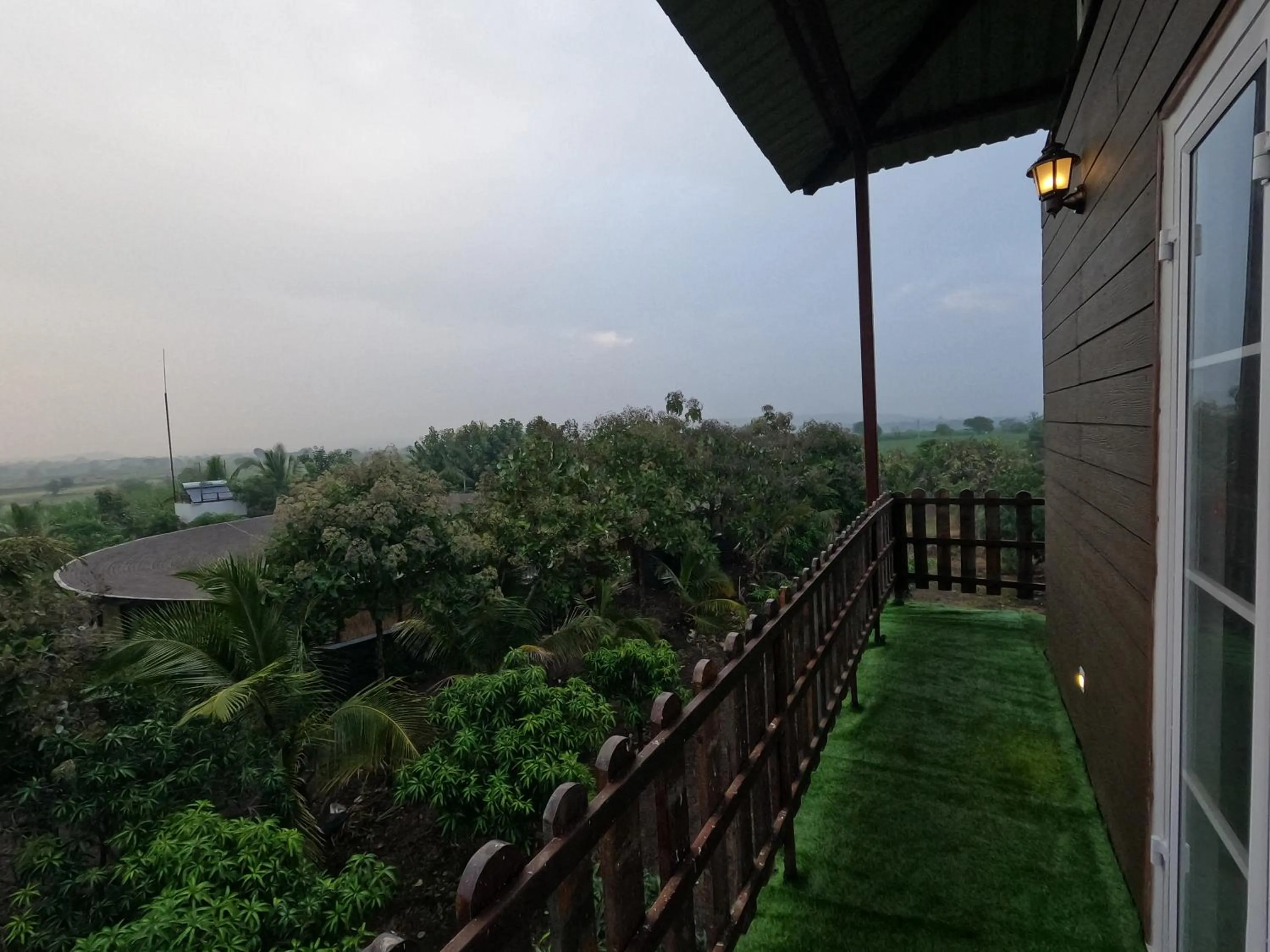 Balcony/Terrace in Aranyagiri Countryside Resort, Near Pune