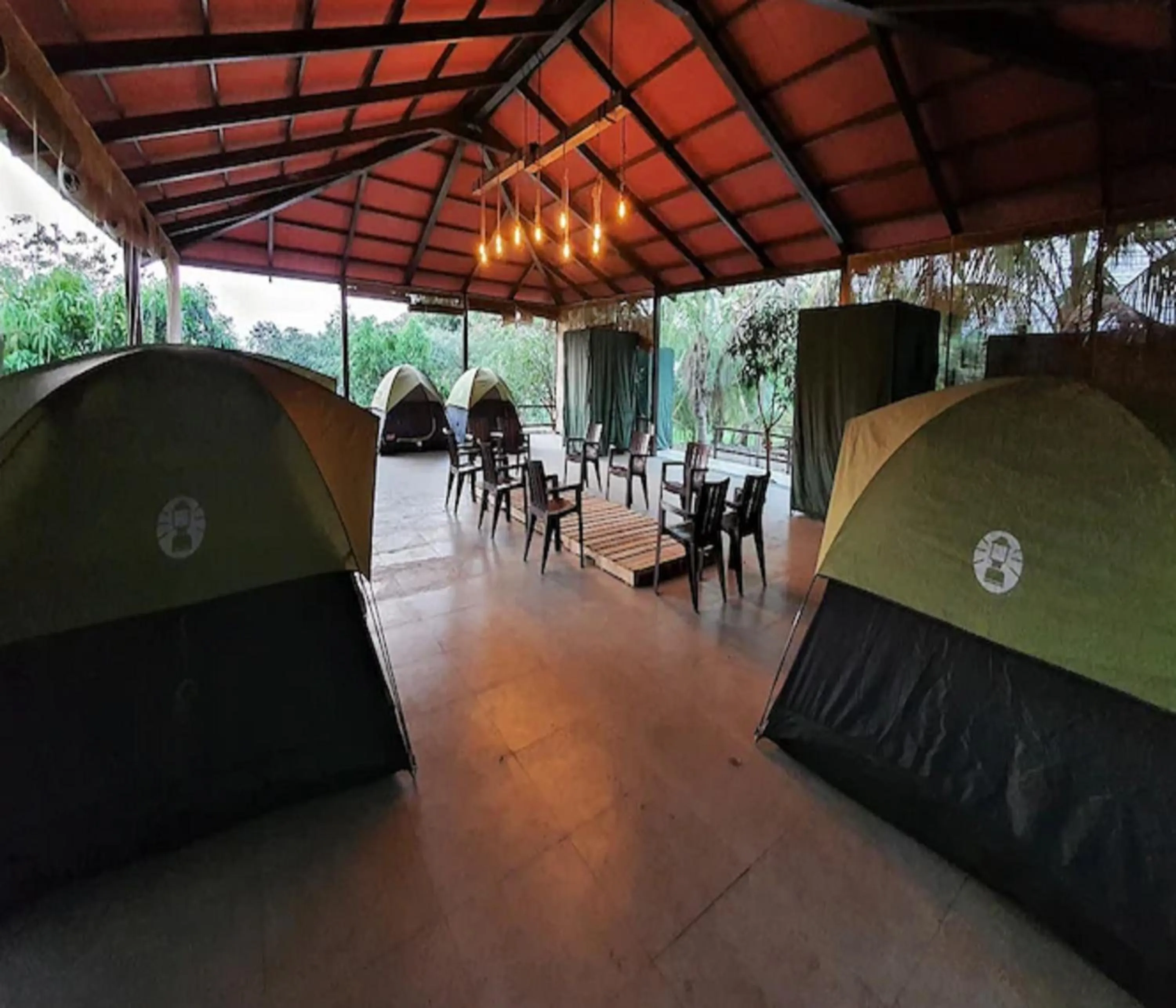 Lobby or reception in Aranyagiri Countryside Resort, Near Pune