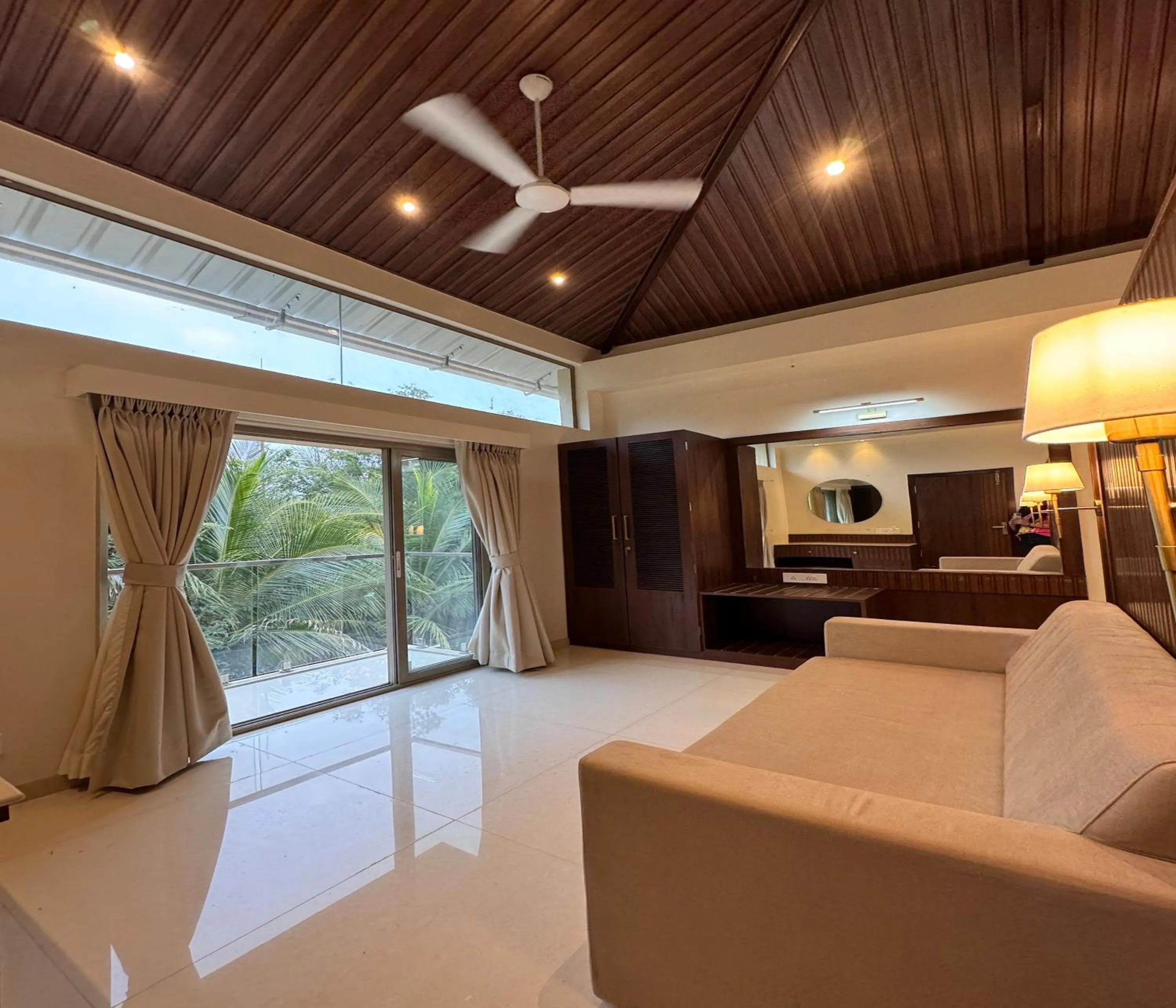 Living room in Aranyagiri Countryside Resort, Near Pune
