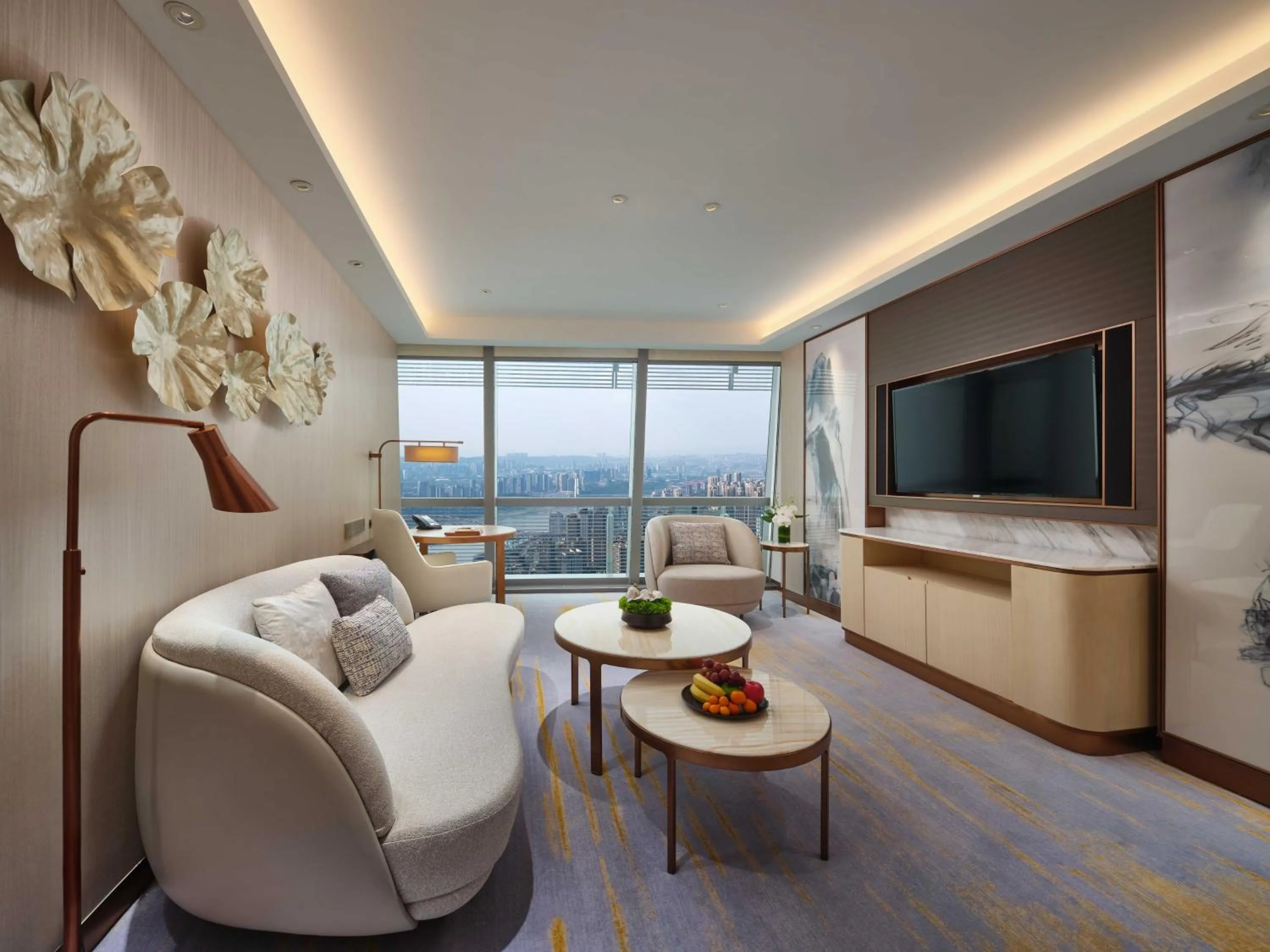 Bedroom in InterContinental Chongqing Raffles City by IHG