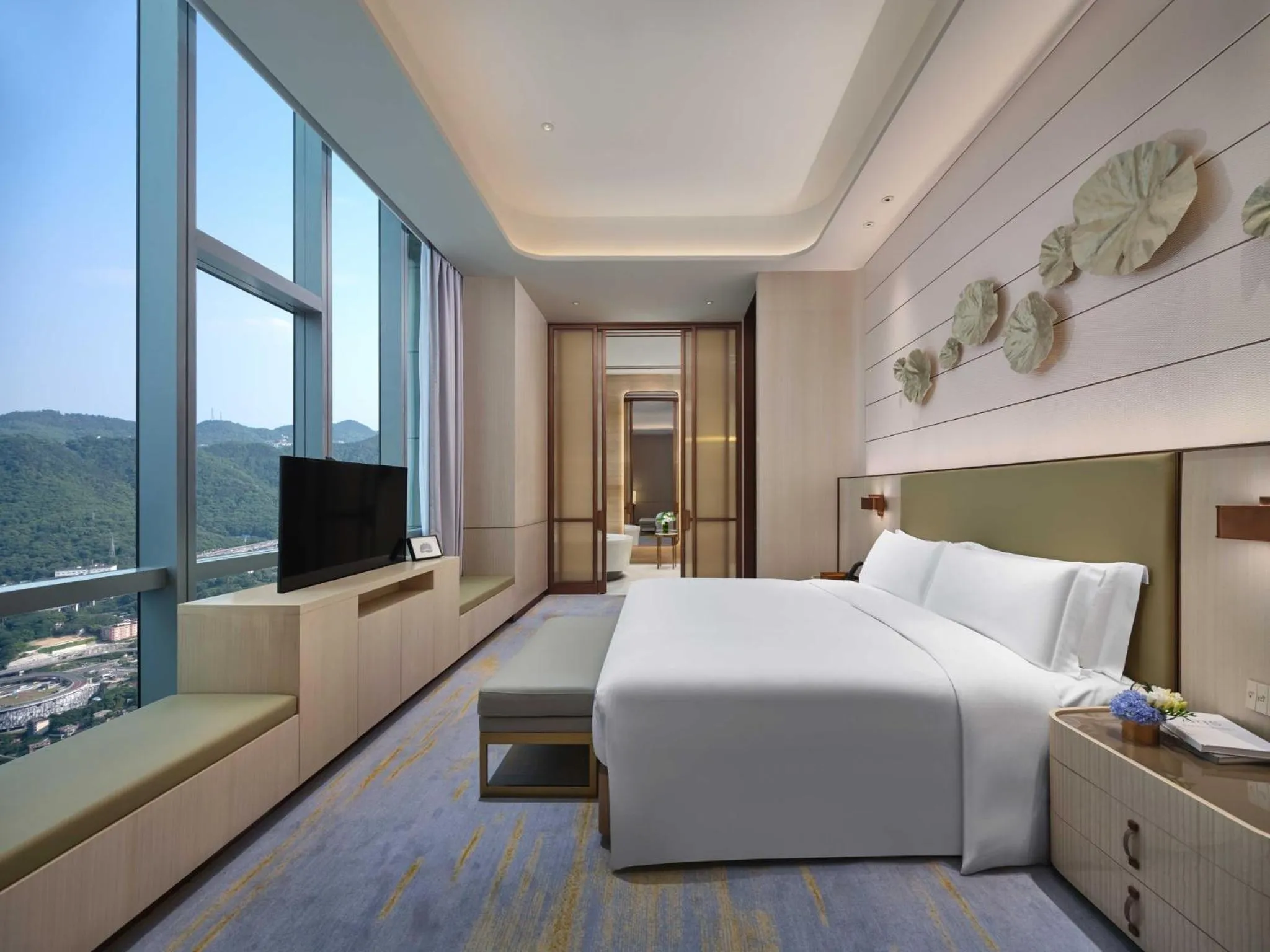 Bedroom, Bed in InterContinental Chongqing Raffles City by IHG