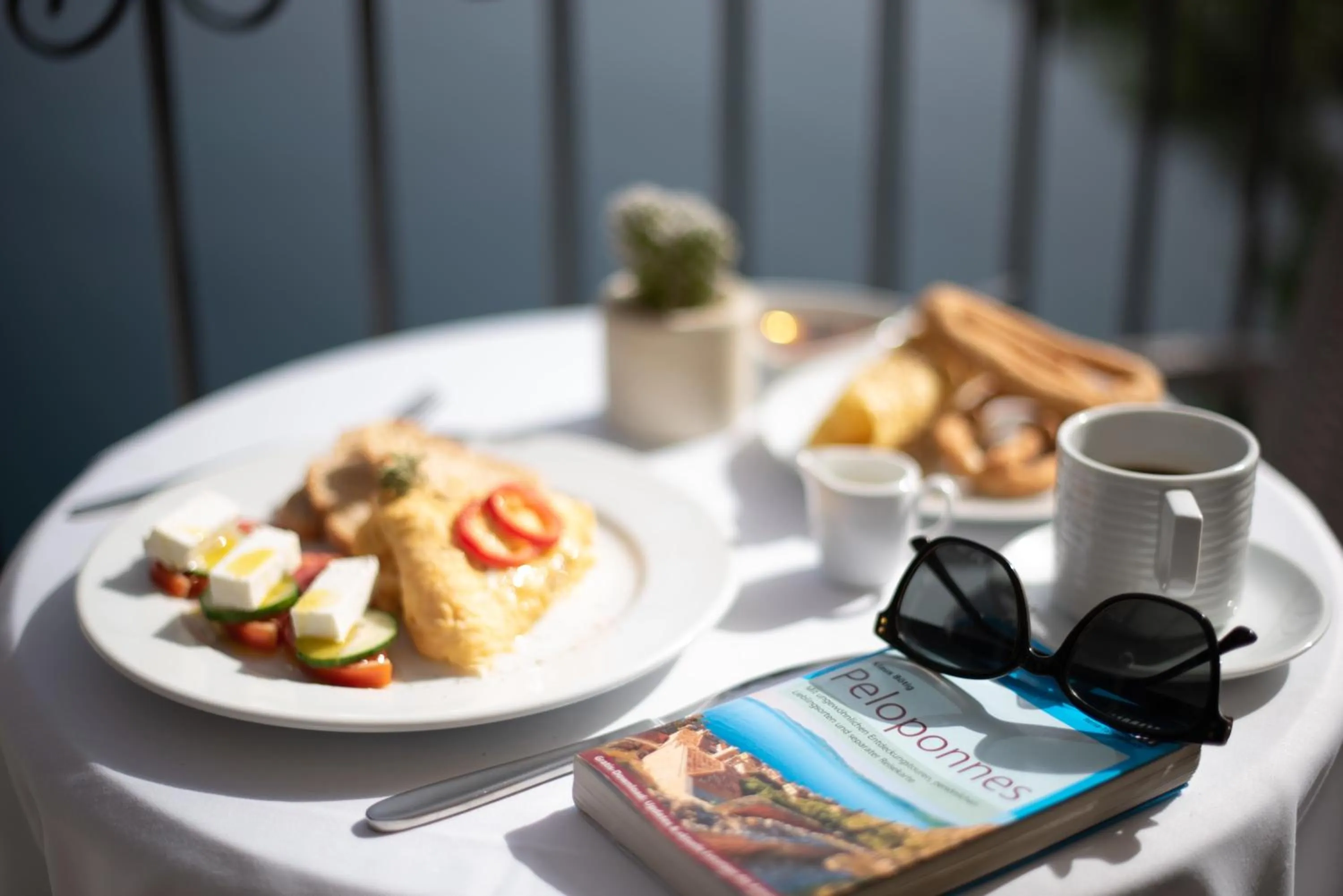 Breakfast in Karalis Beach