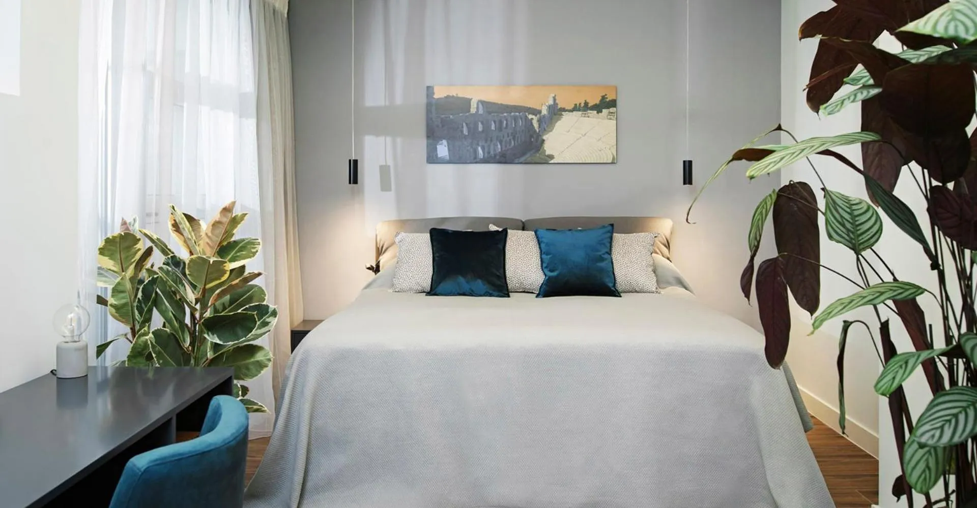 Bed in The Gem Society Hotel