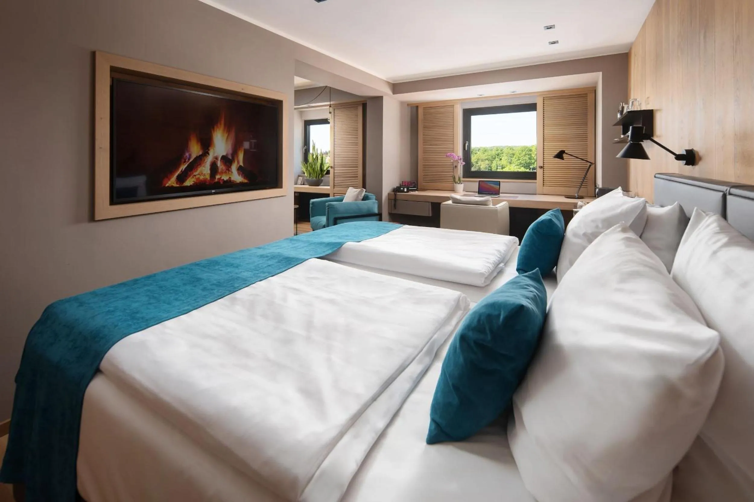 Bed in Hotel FREIZEIT IN