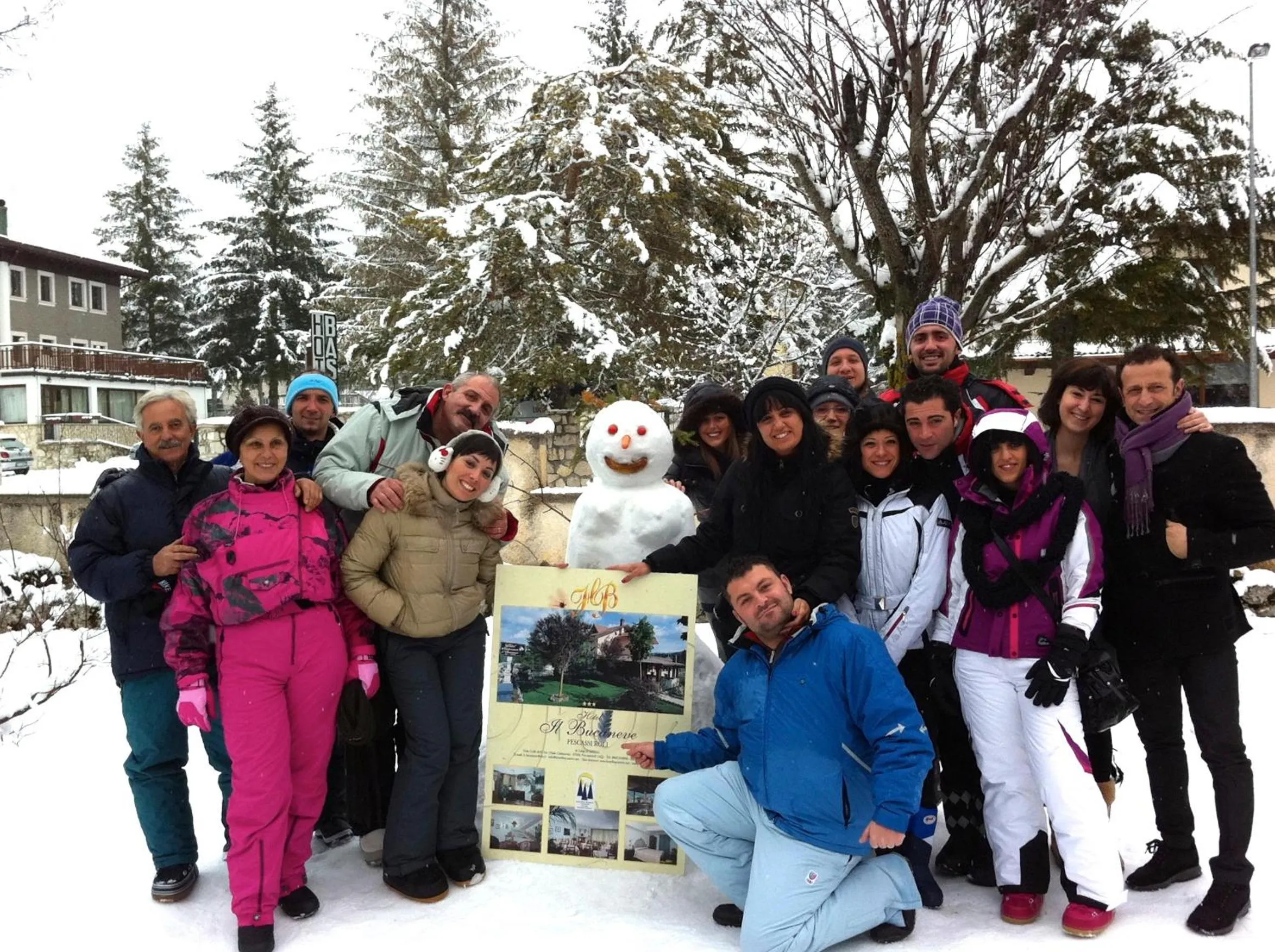 Winter in Hotel Bucaneve