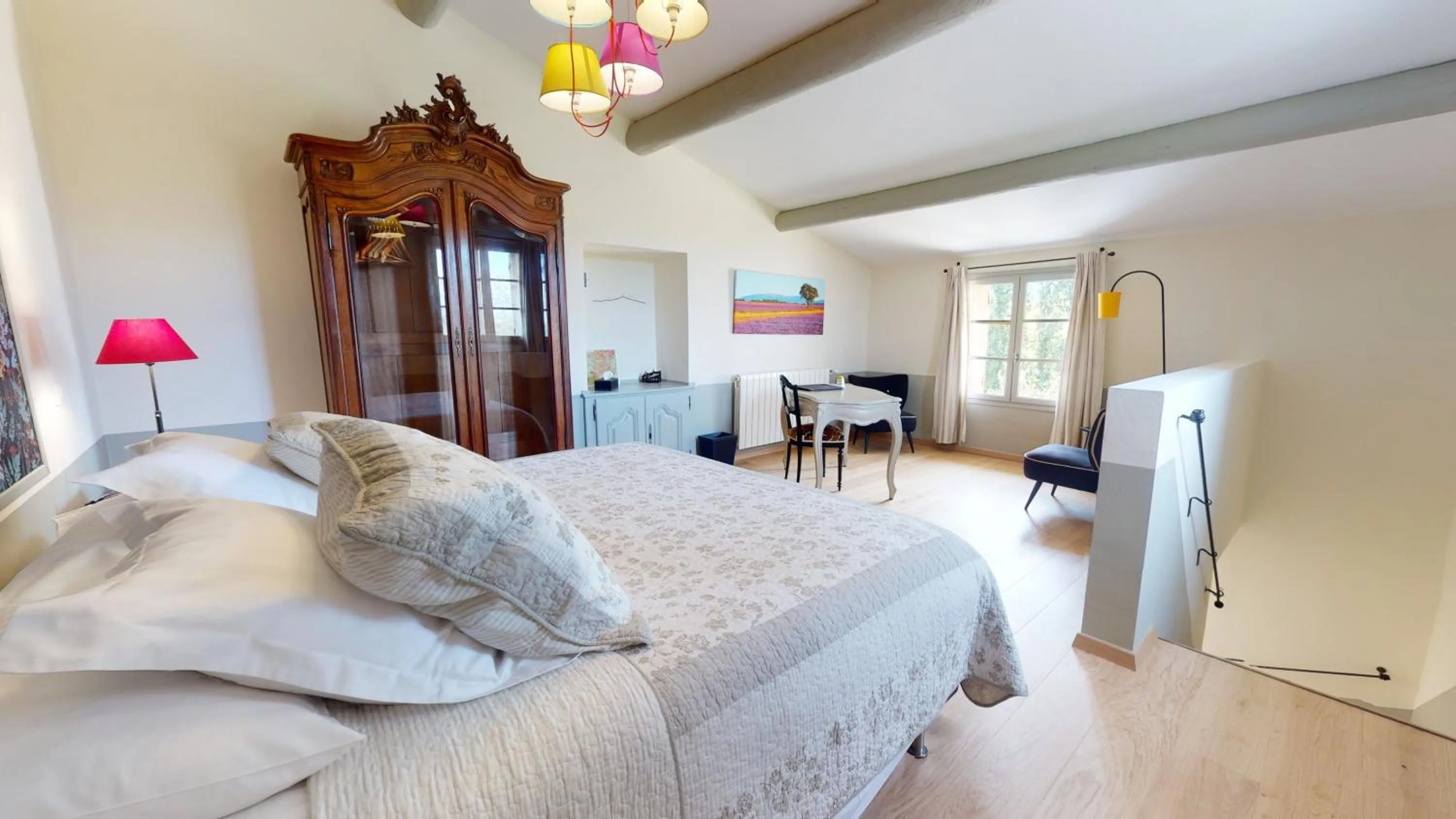 Bed in Le Prieuré La Madelène