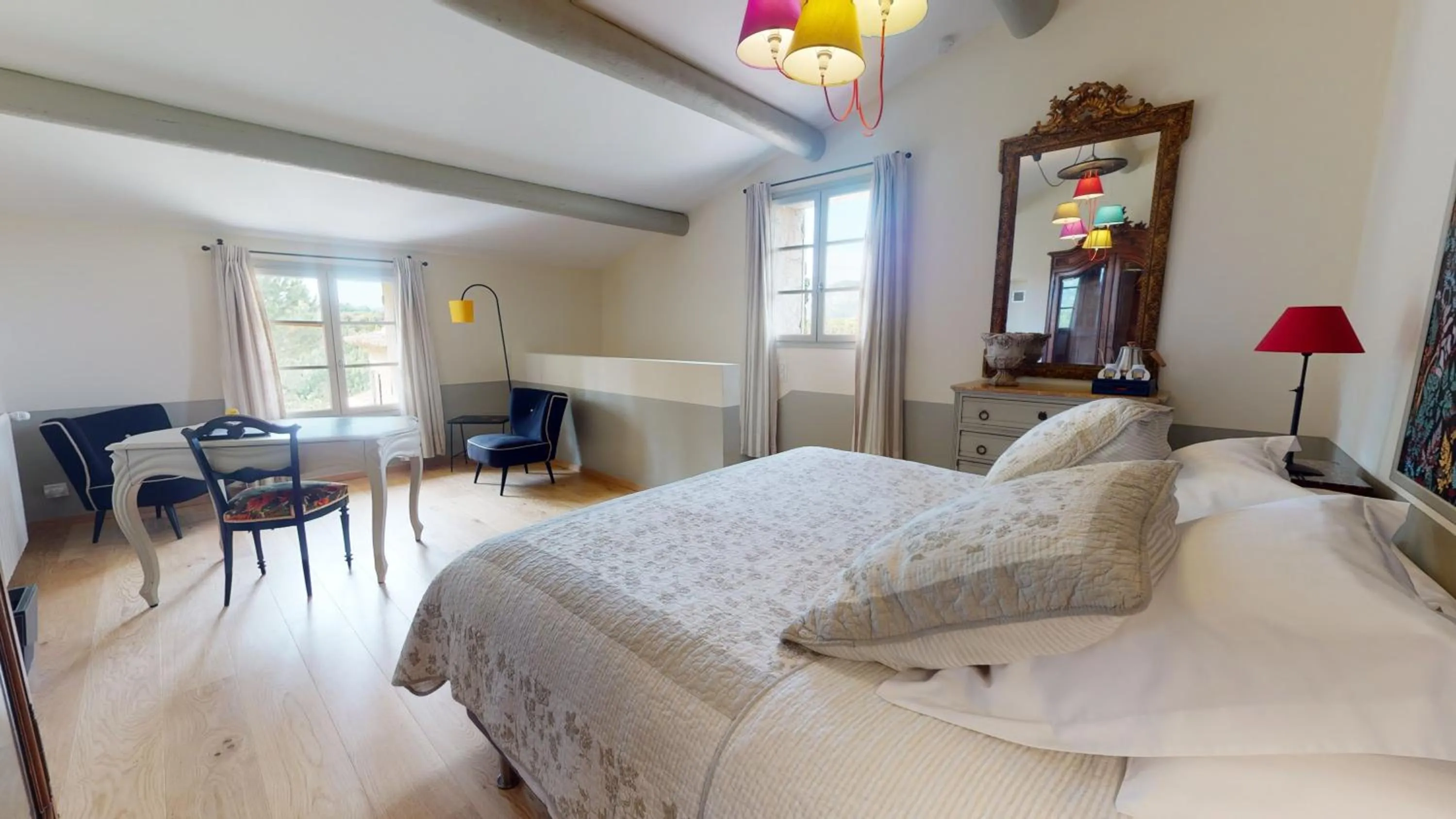 Bedroom, Bed in Le Prieuré La Madelène