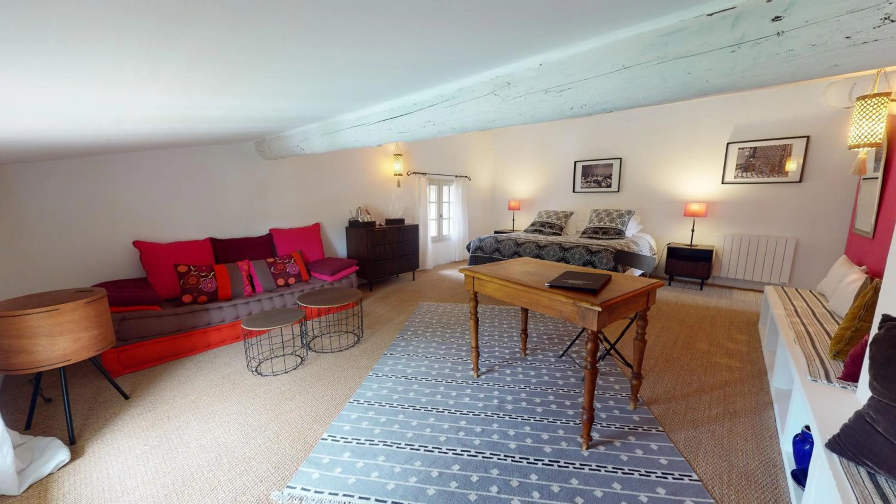 Bed in Le Prieuré La Madelène