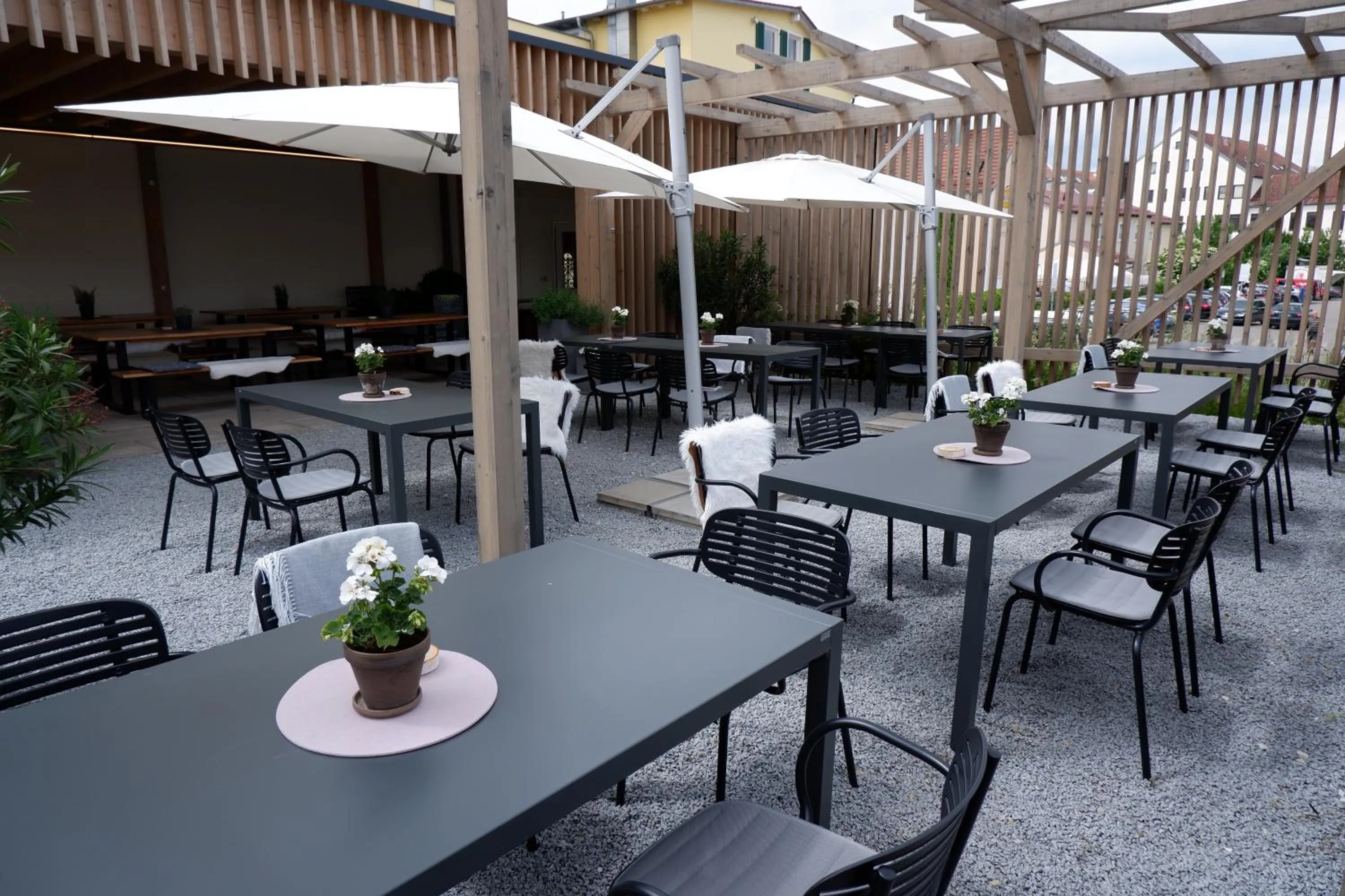 Balcony/Terrace in Romantik Hotel Hirschen