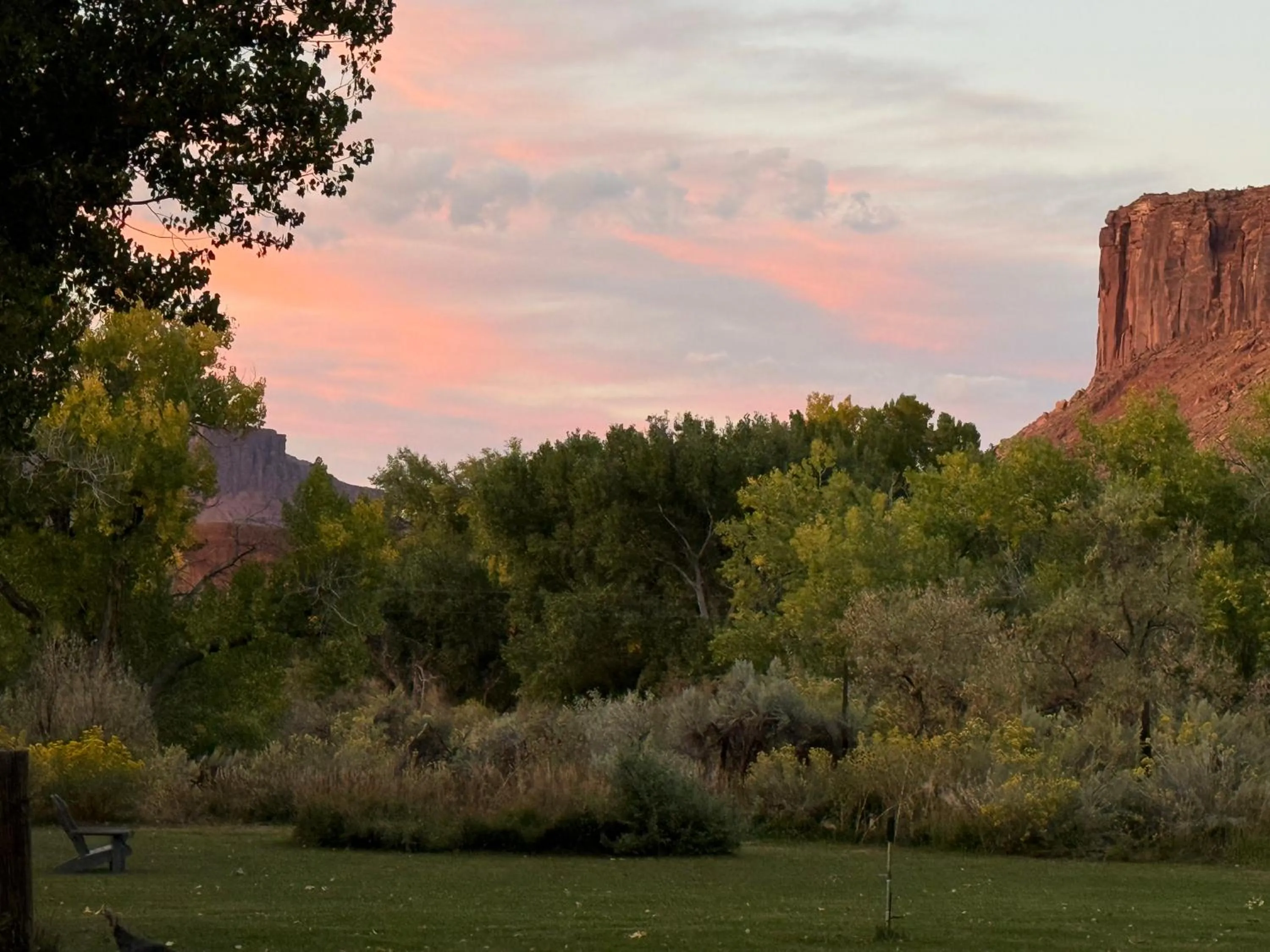 Sunrise in Castle Valley Inn