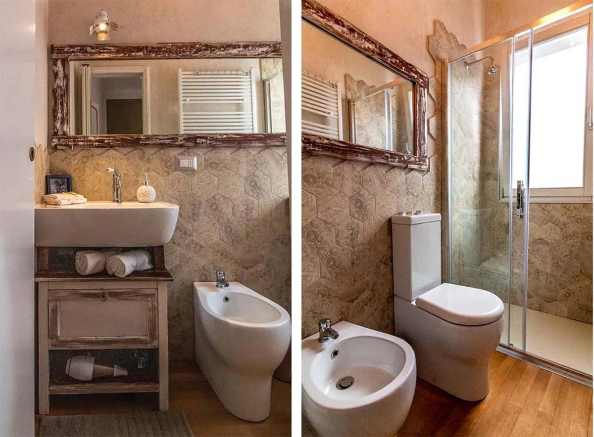 Shower in B&Bio la casa di Giò