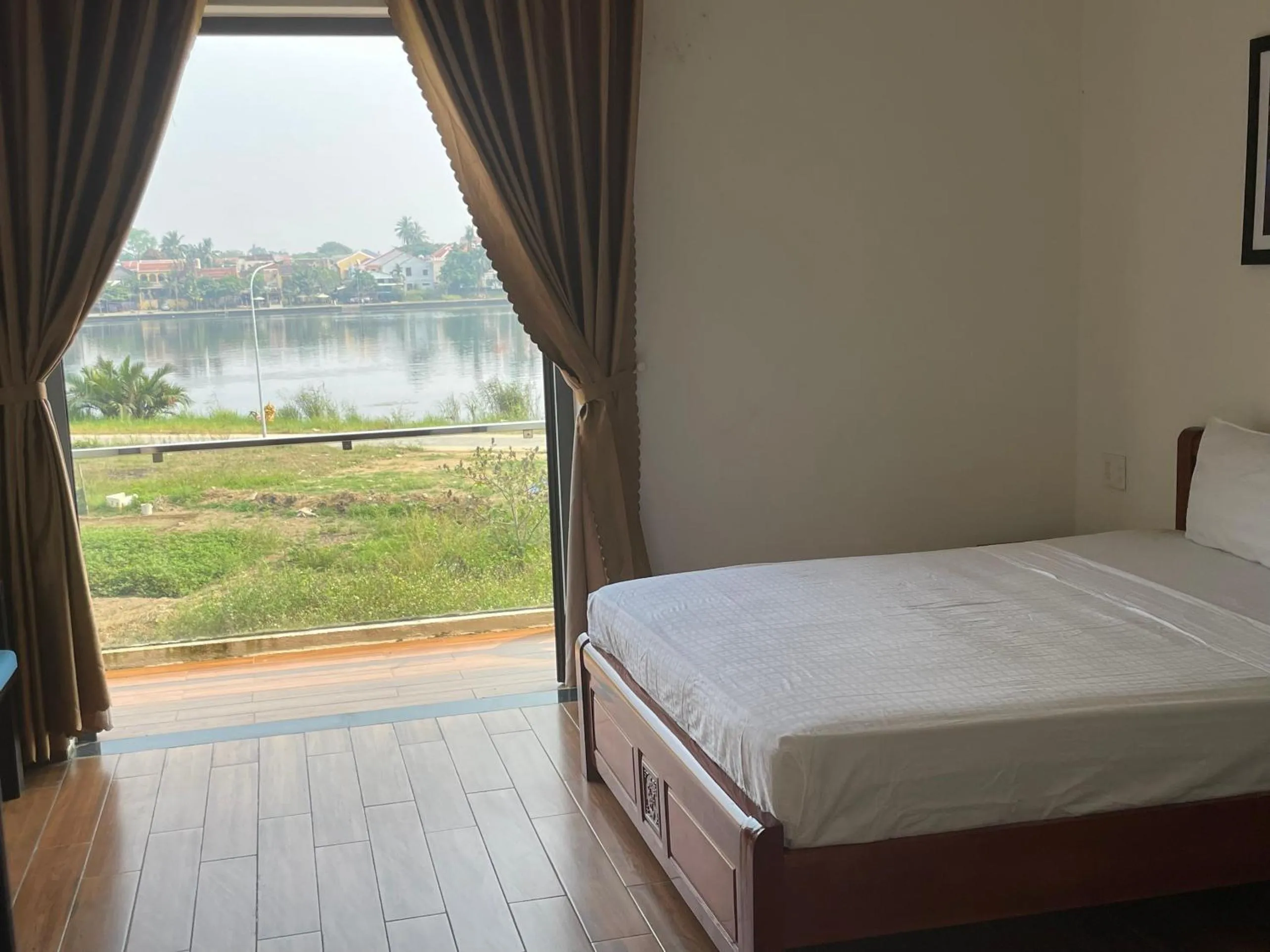 Natural landscape, Bed in Thuong Da Riverside Homestay