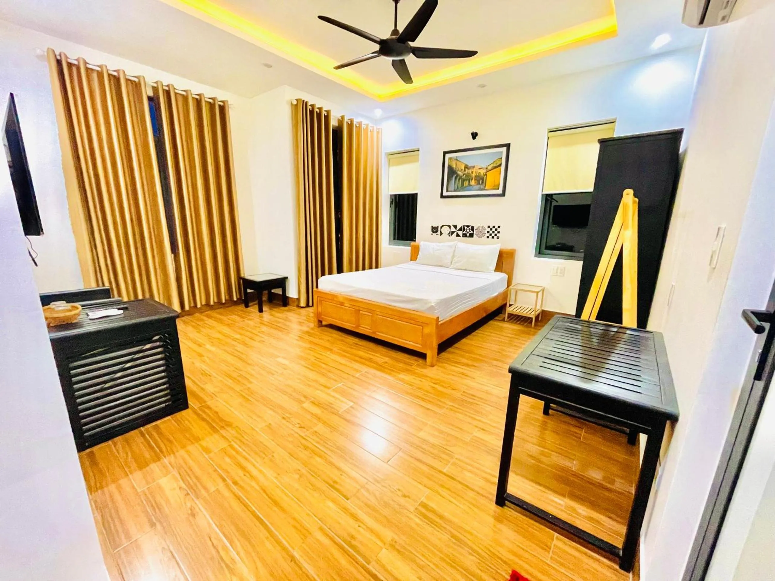 Photo of the whole room, Bed in Thuong Da Riverside Homestay