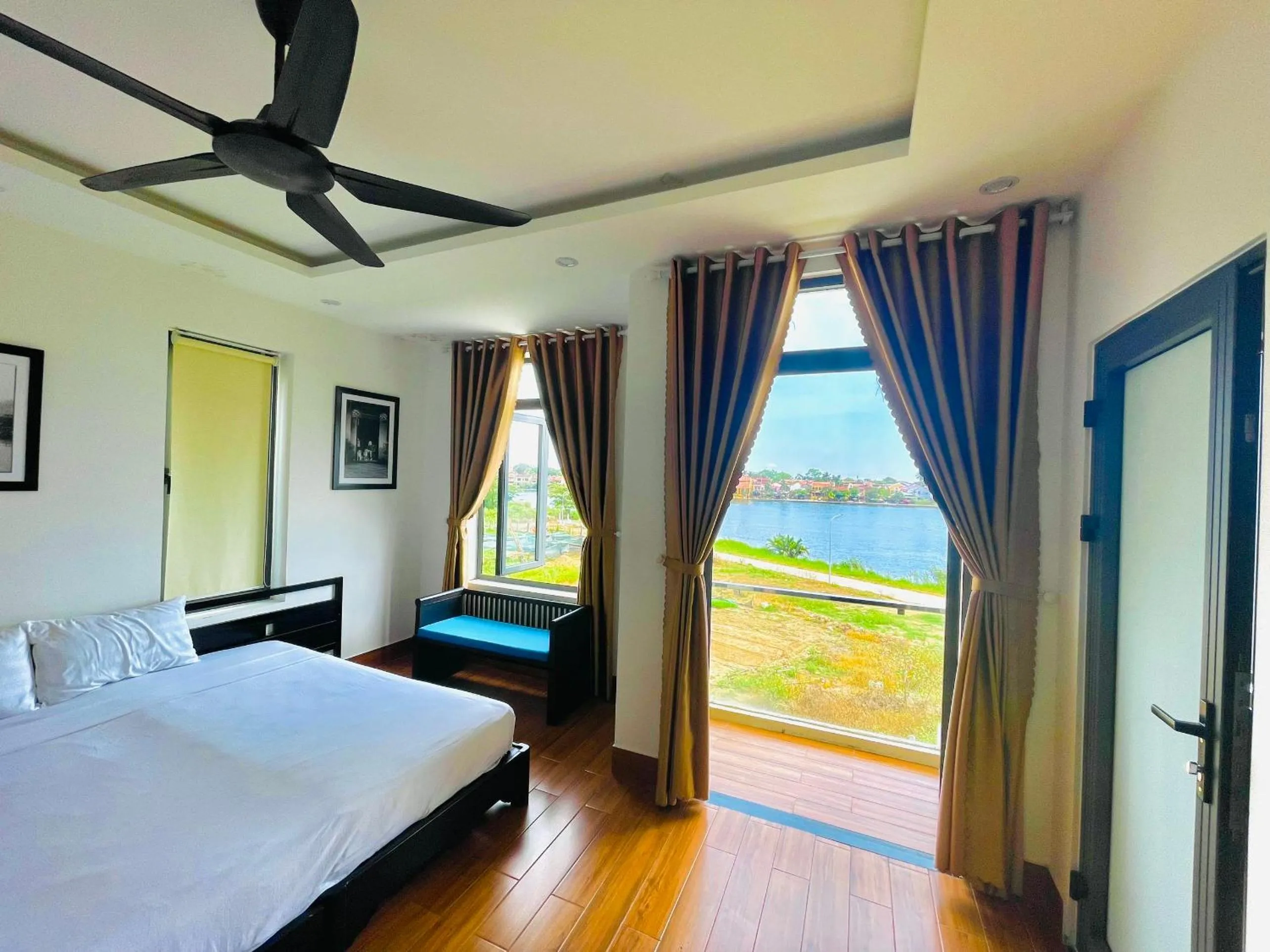 River view, Bed in Thuong Da Riverside Homestay