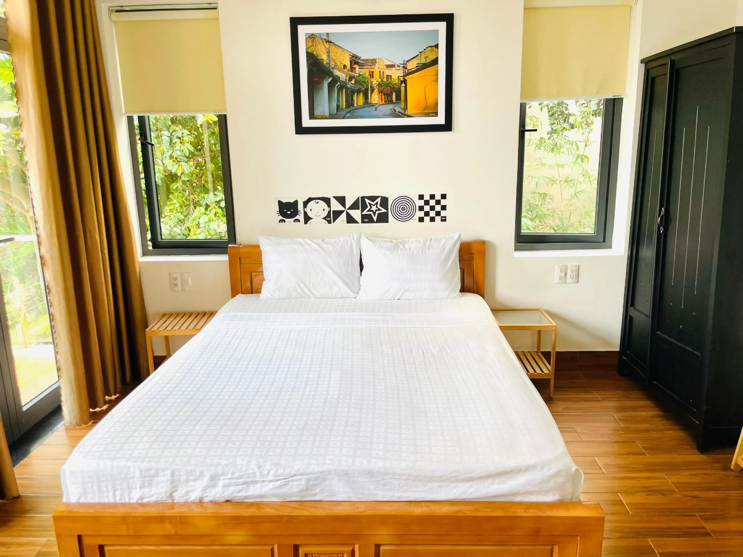 Bed in Thuong Da Riverside Homestay