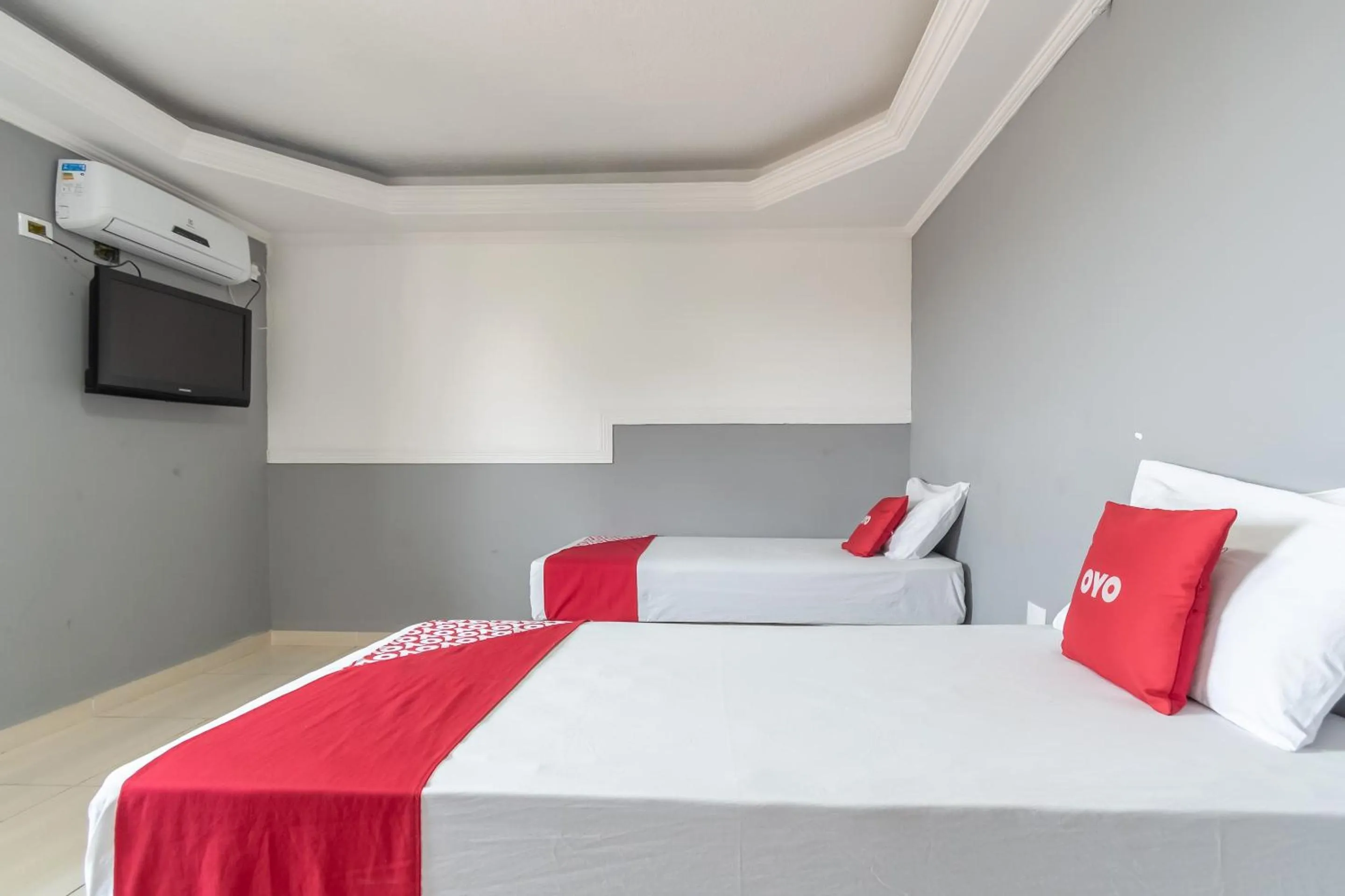 Bedroom, Bed in OYO Hotel San Remo, São Paulo