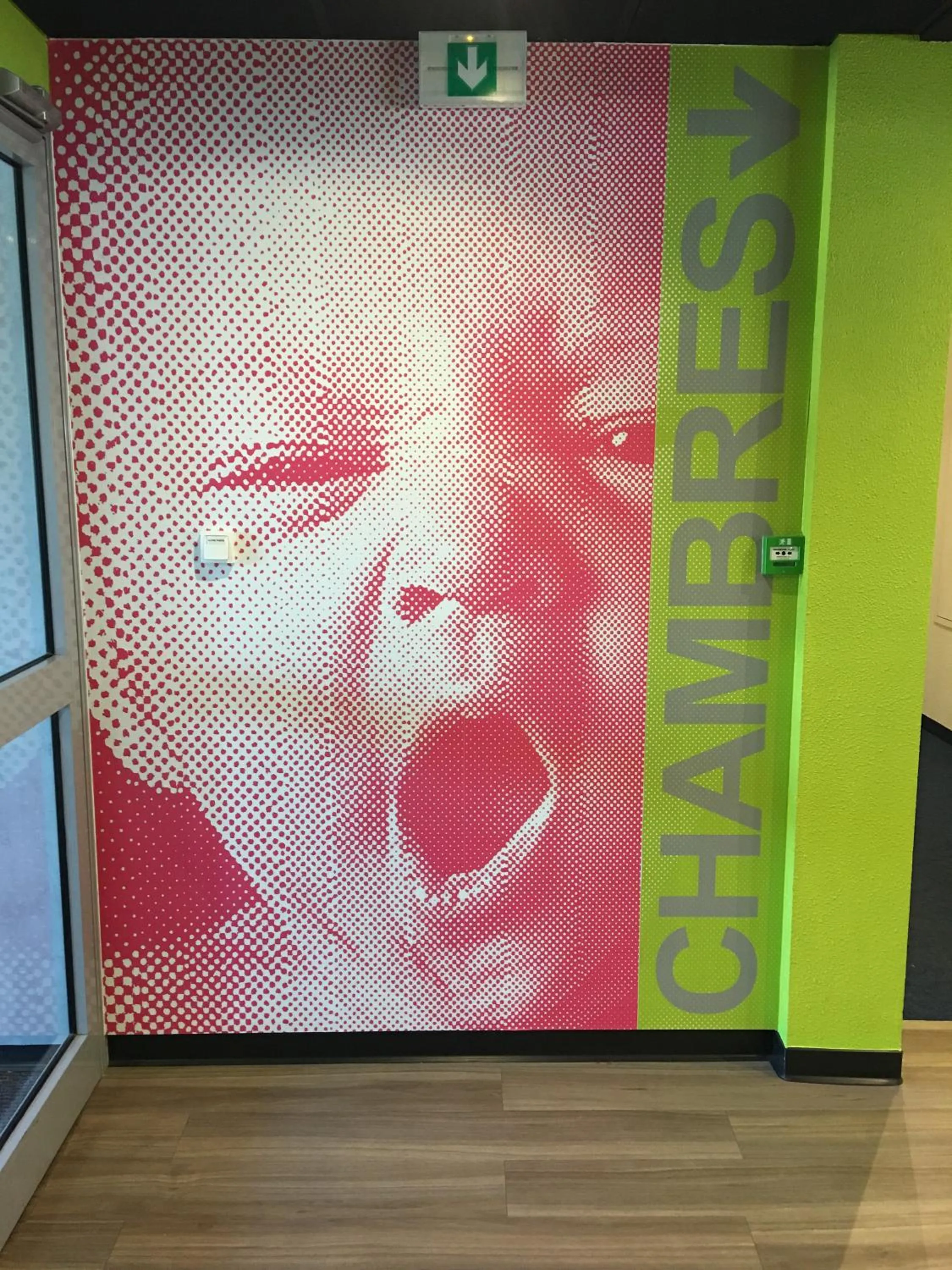 Lobby or reception in ibis budget Metz Technopole