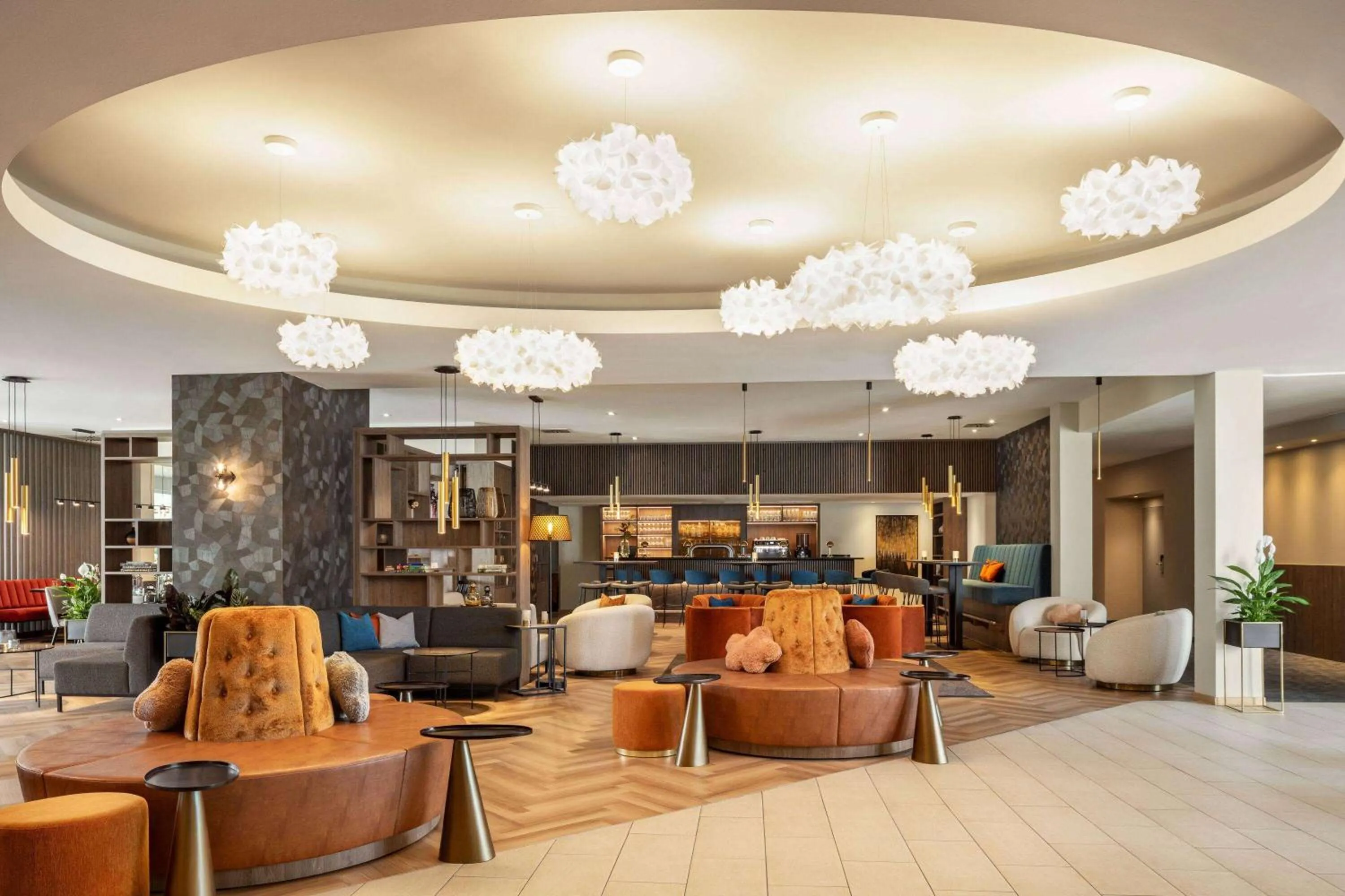 Lobby or reception in Vienna House Easy by Wyndham Frankfurt Airport