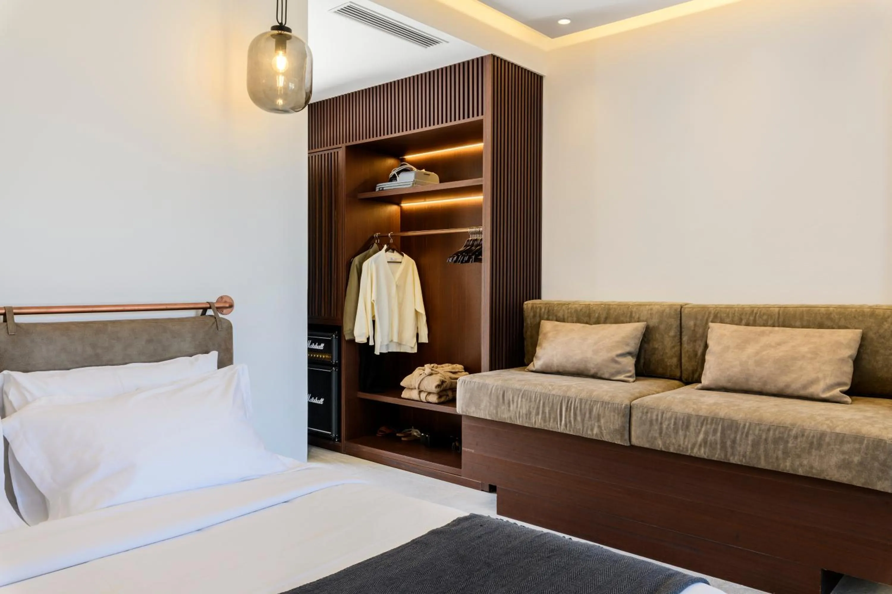 Bed in Charisma Hotel and Wellness Club