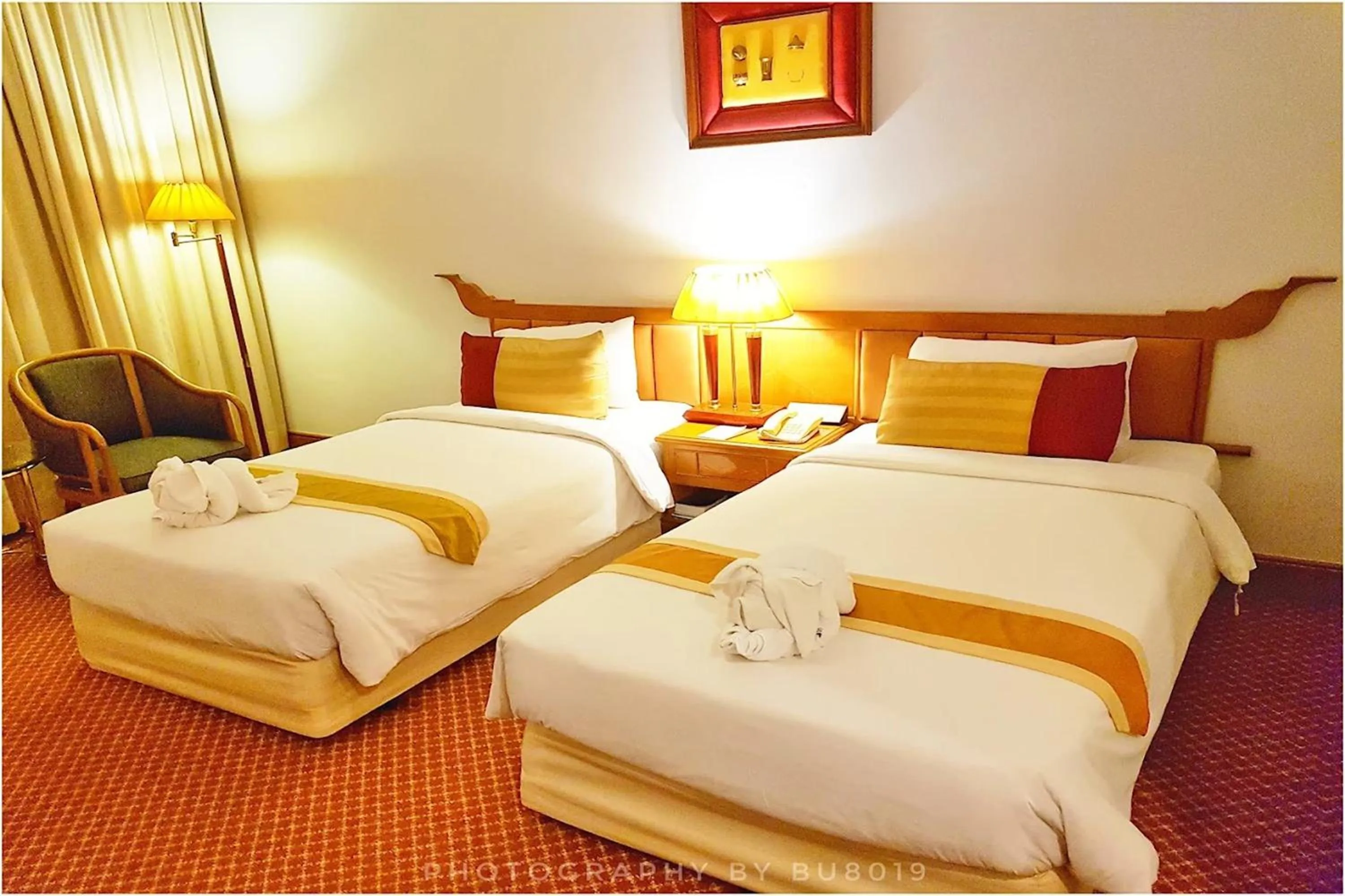 Bed in Laithong Hotel Ubon Ratchathani