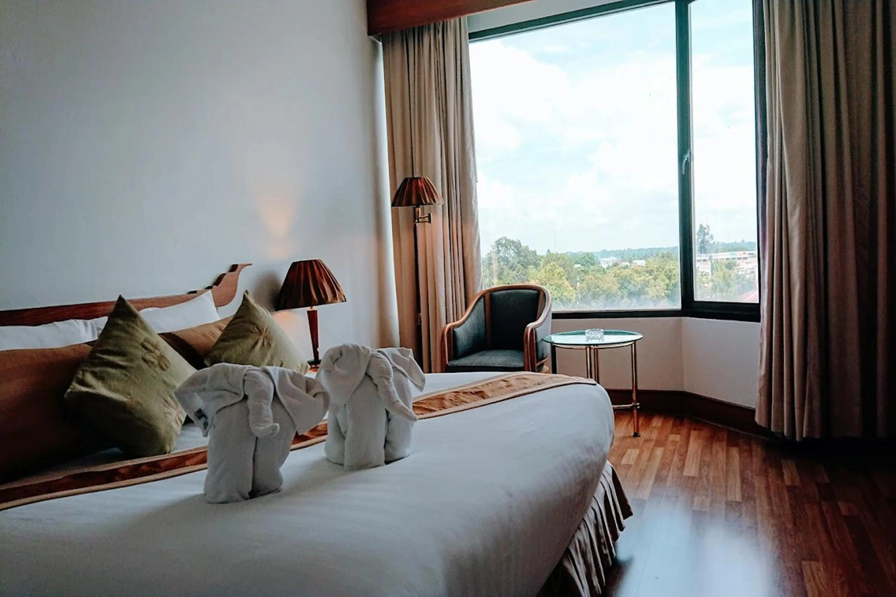 Bed in Laithong Hotel Ubon Ratchathani