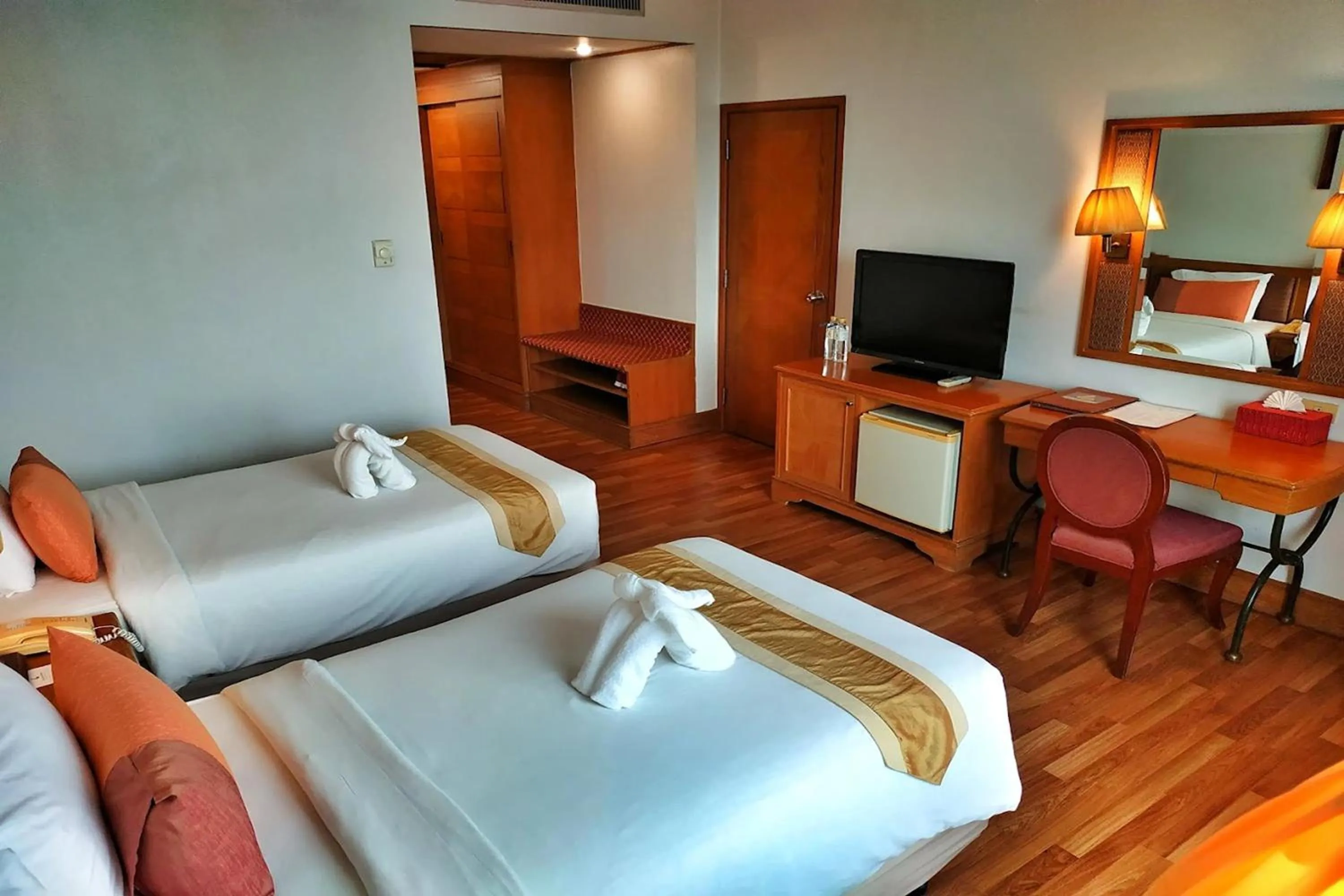 Bed in Laithong Hotel Ubon Ratchathani