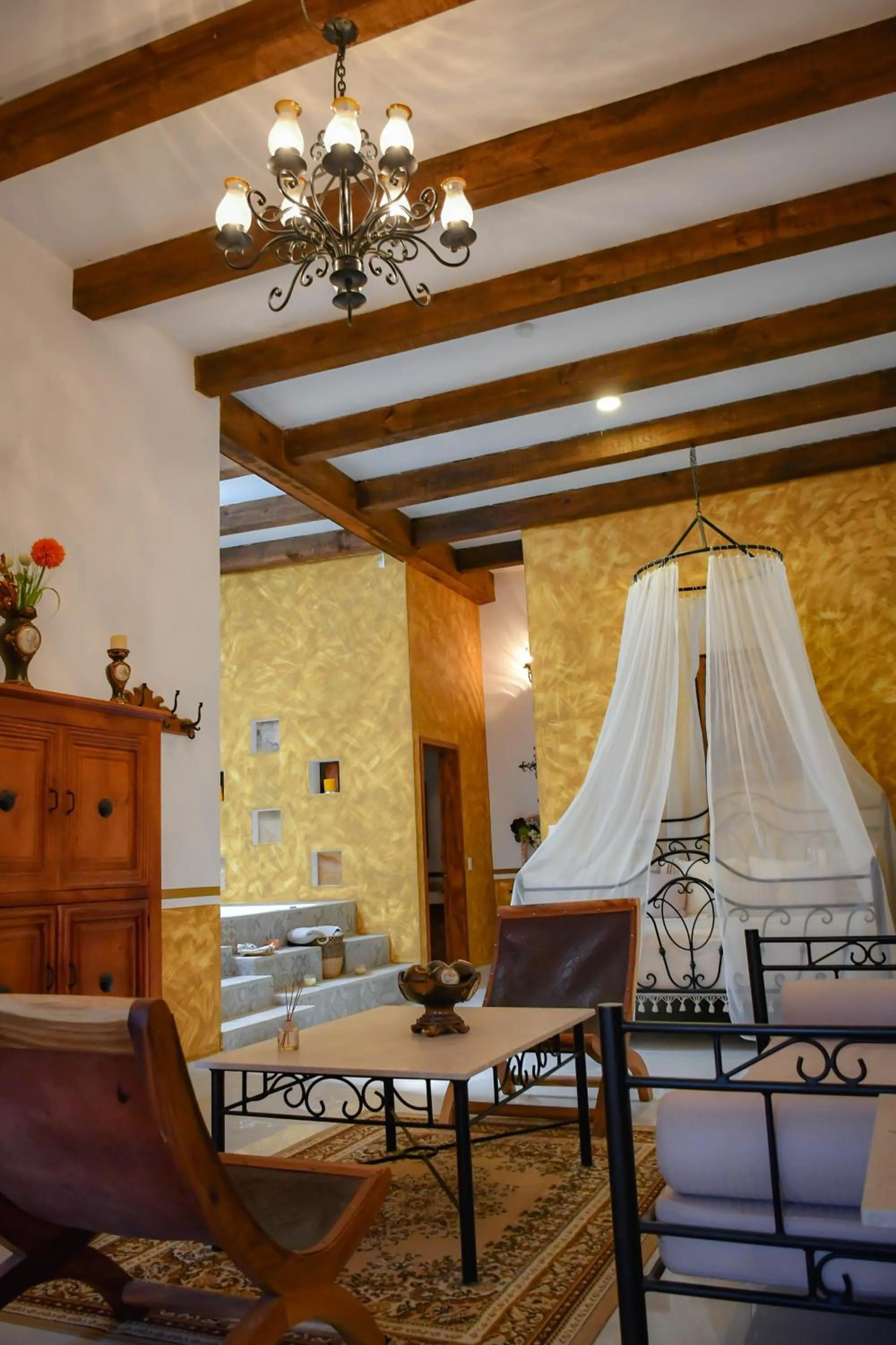 Bedroom, Bed in Hotel Hacienda San Isidro