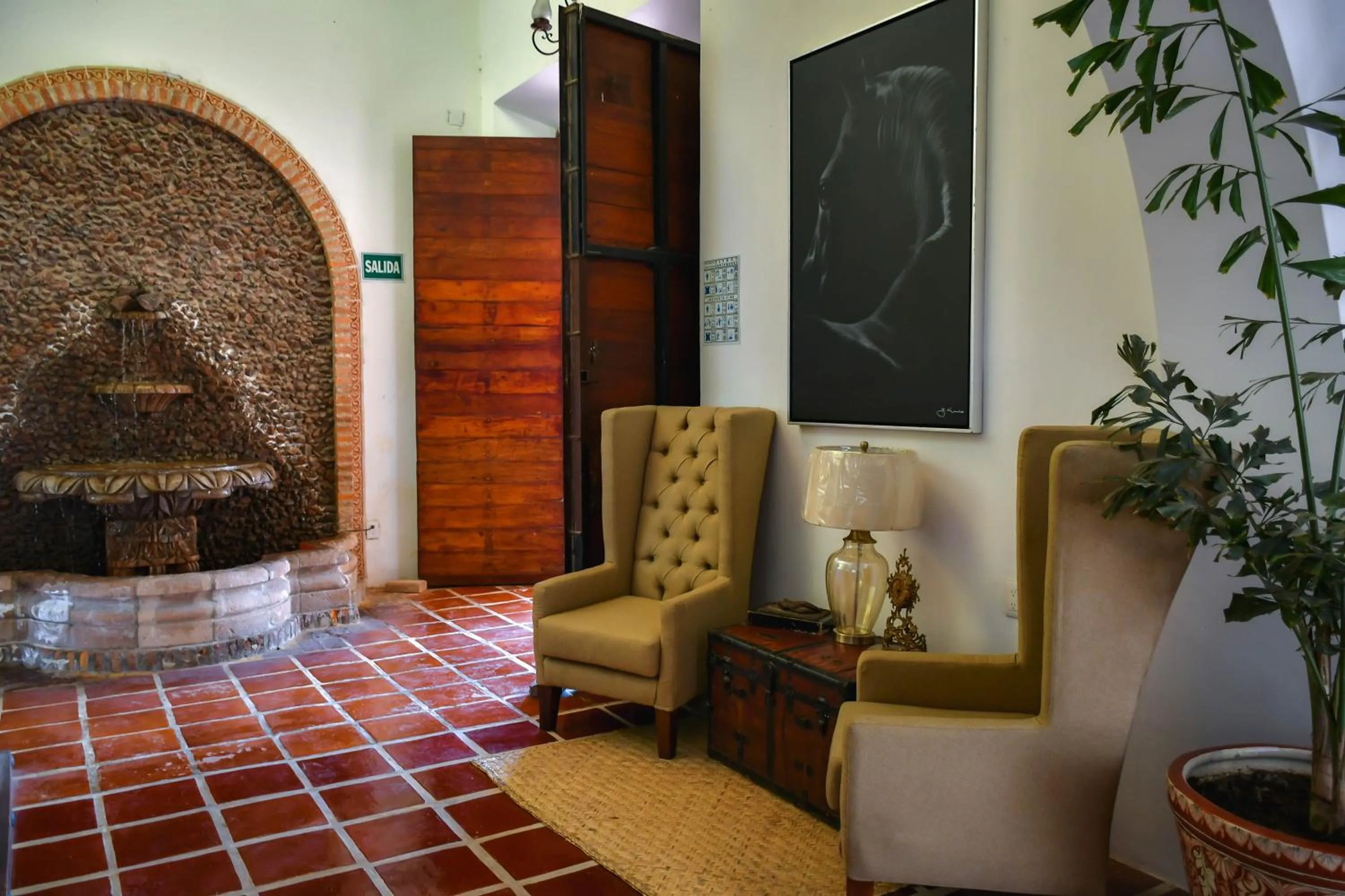 Lobby or reception in Hotel Hacienda San Isidro