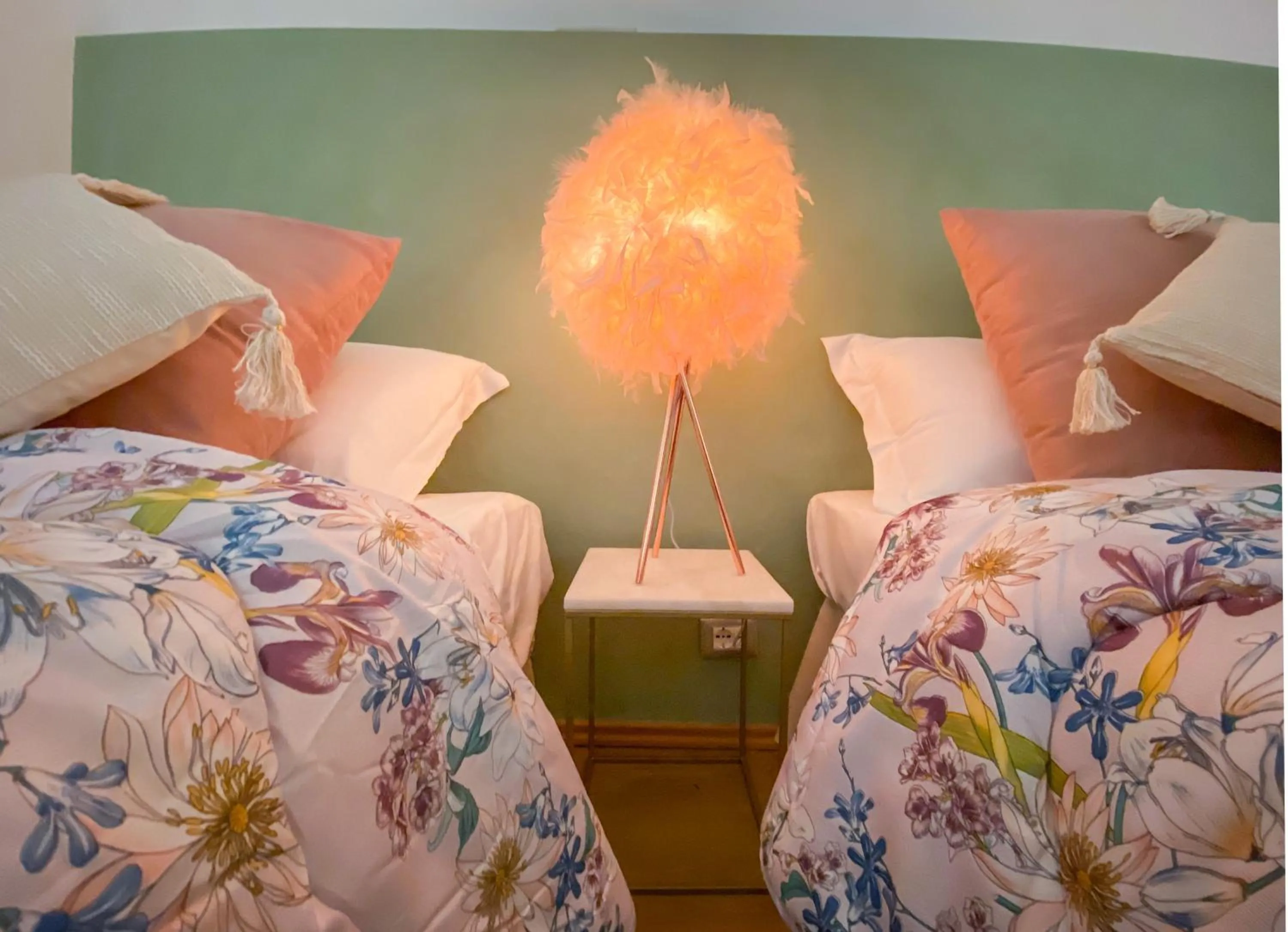 Bed in OROROSA Lucca City Center Apartment