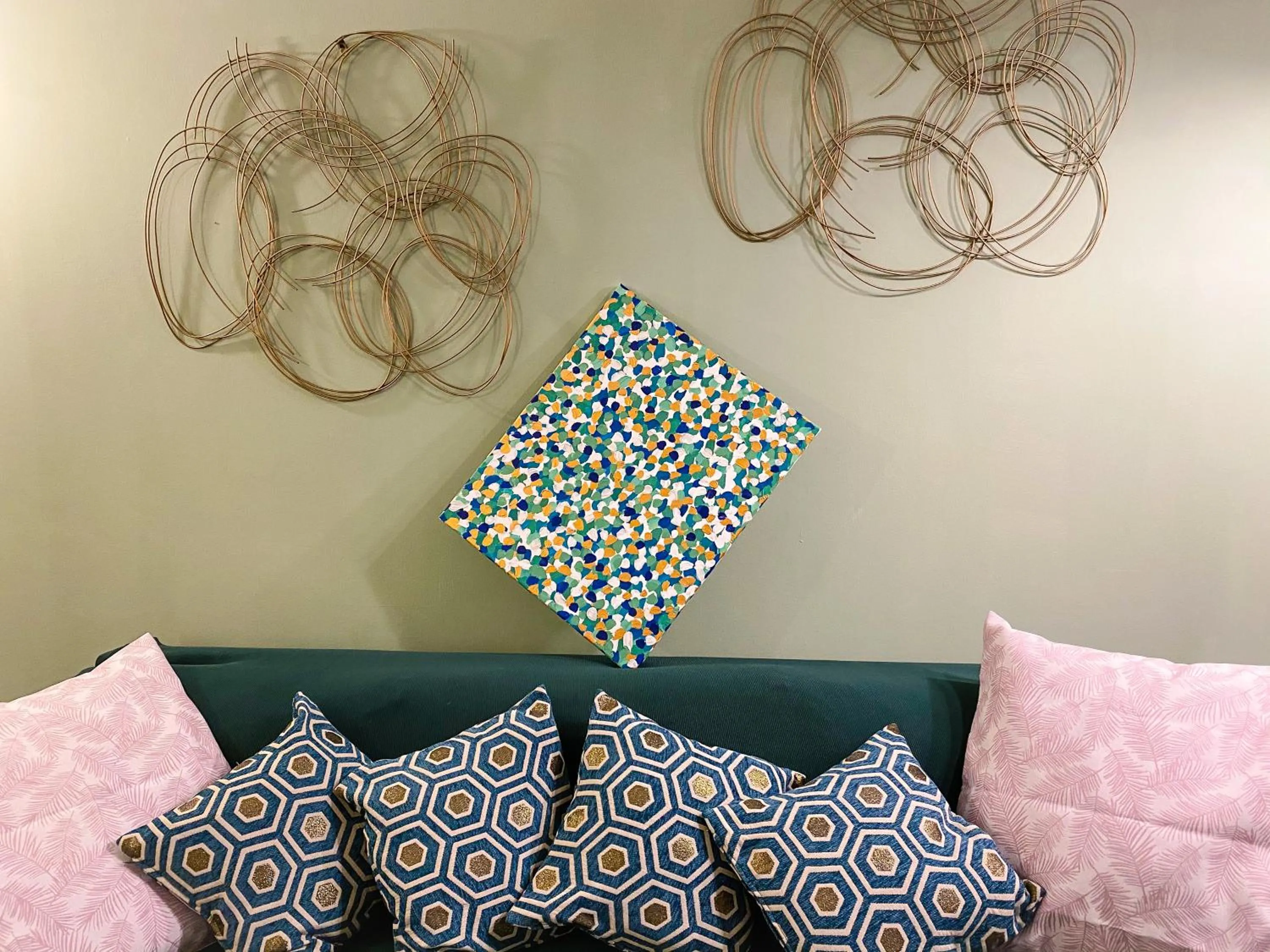 Living room, Bed in OROROSA Lucca City Center Apartment