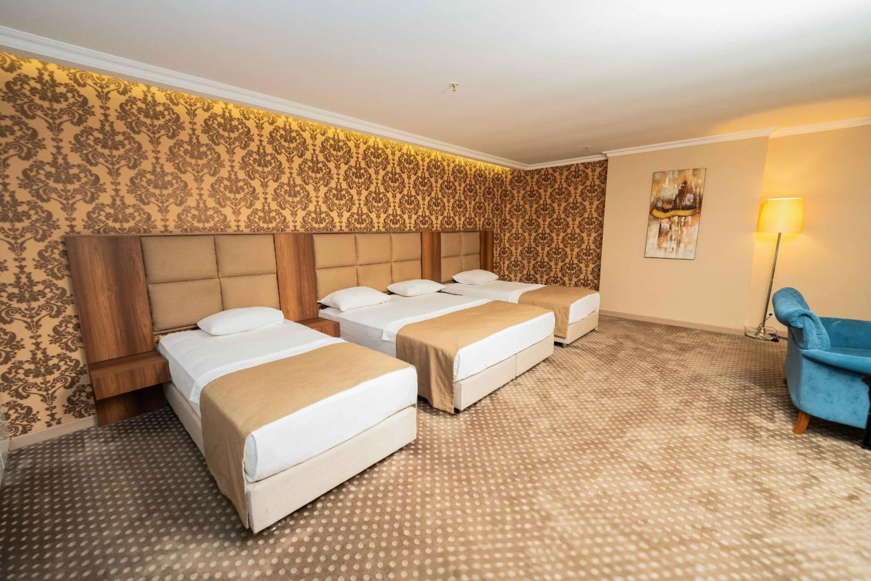 Bed in Boris Hotel Beylikdüzü