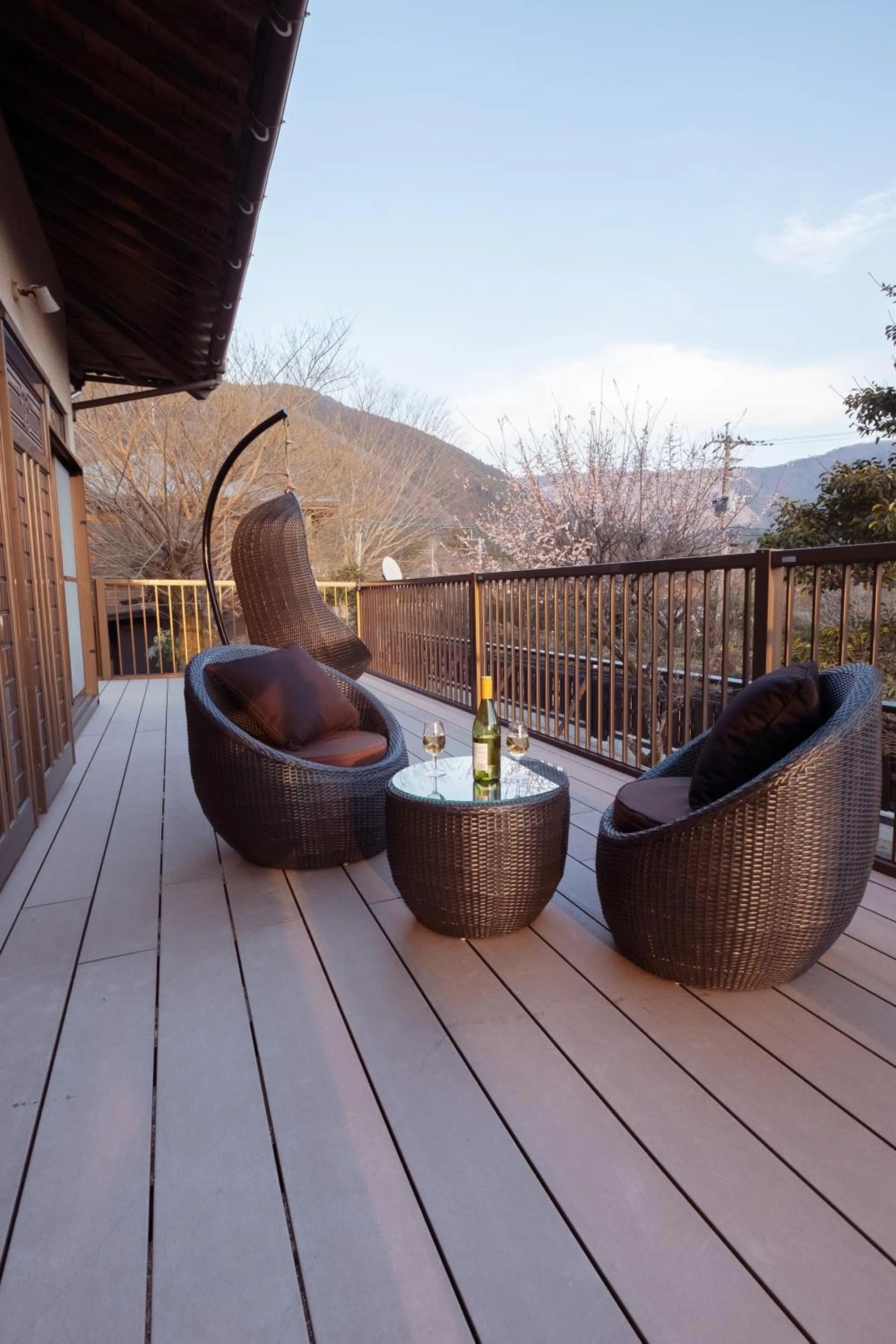 Balcony/Terrace in Bettei Gensen-Private Vacation Villa Bettei Gensen