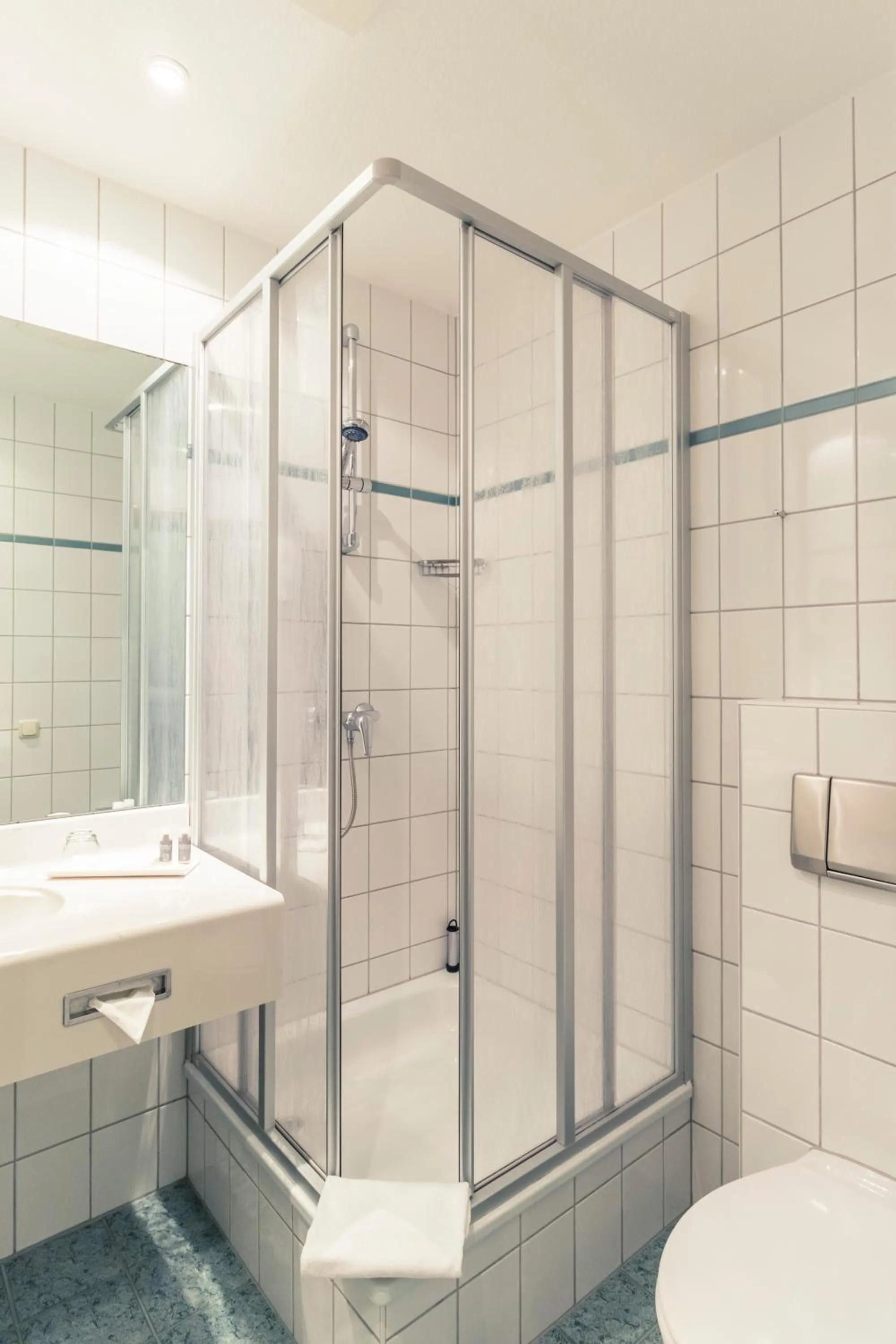 Shower in Hotel Schloss Neustadt-Glewe