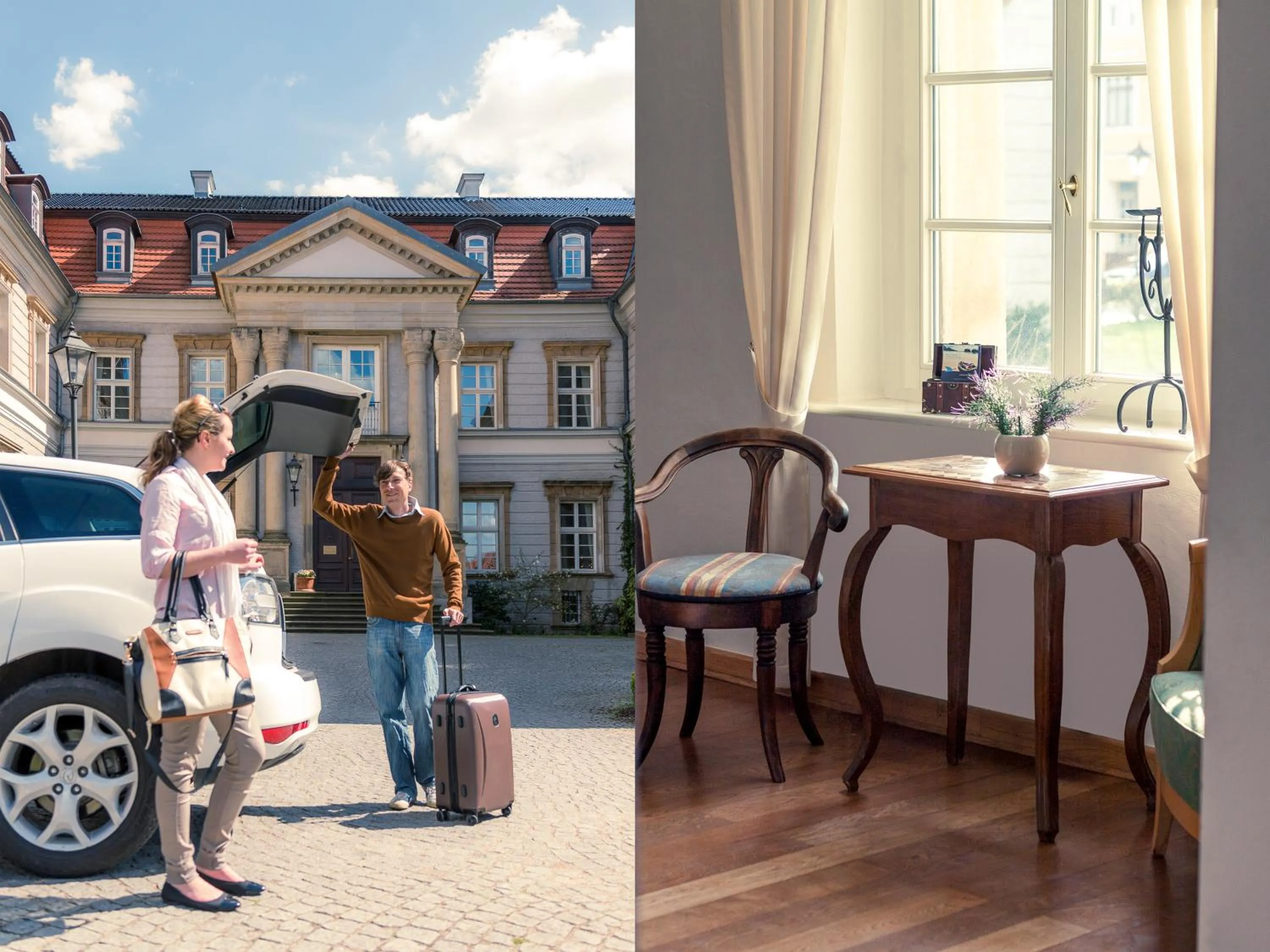 Patio in Hotel Schloss Neustadt-Glewe