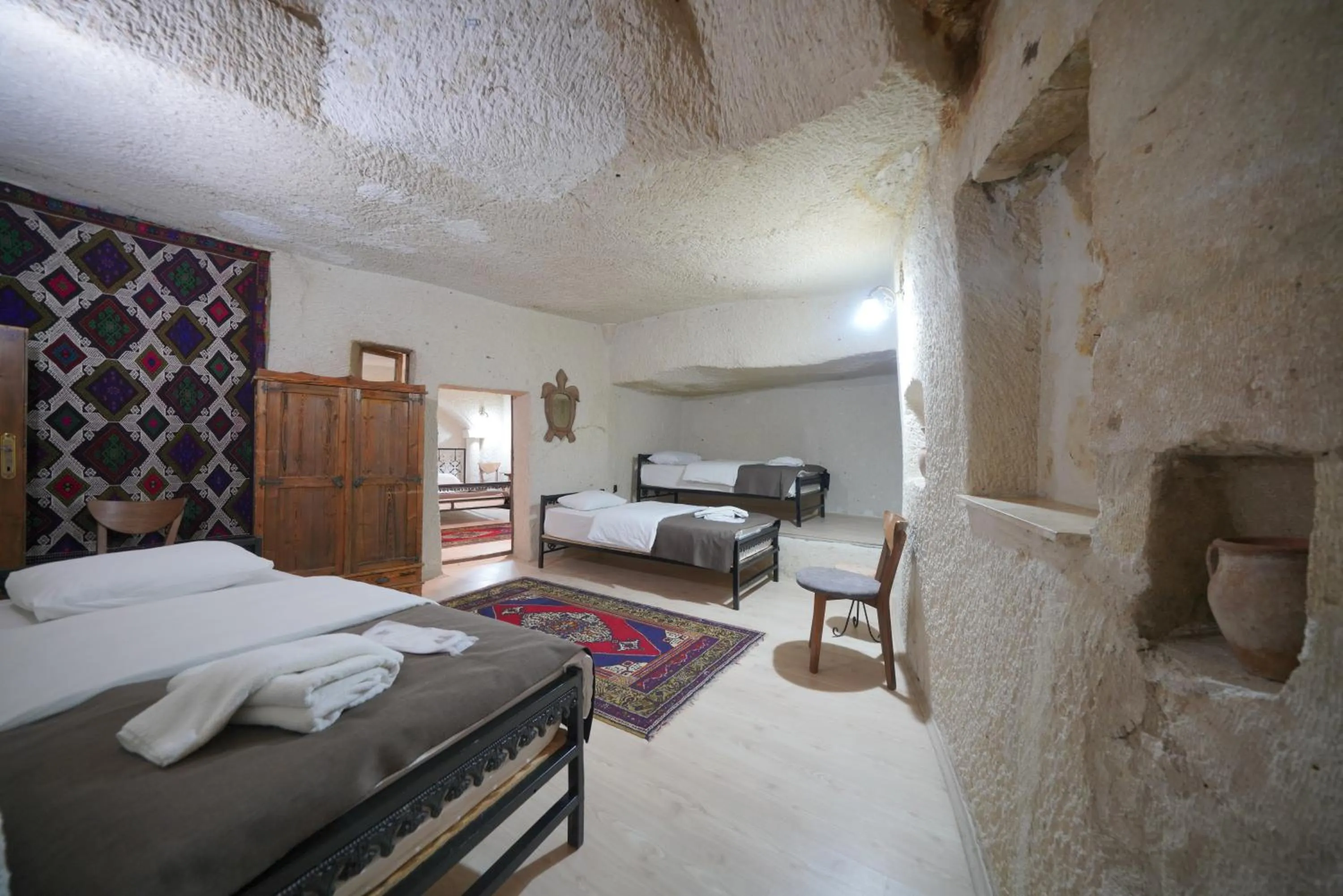 Bed in View Cave Hotel