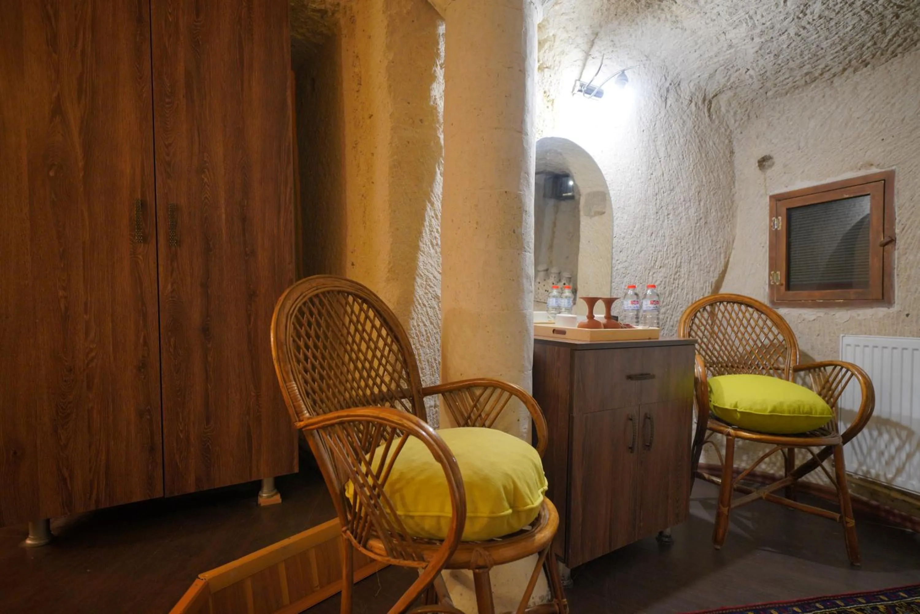 Seating area in View Cave Hotel