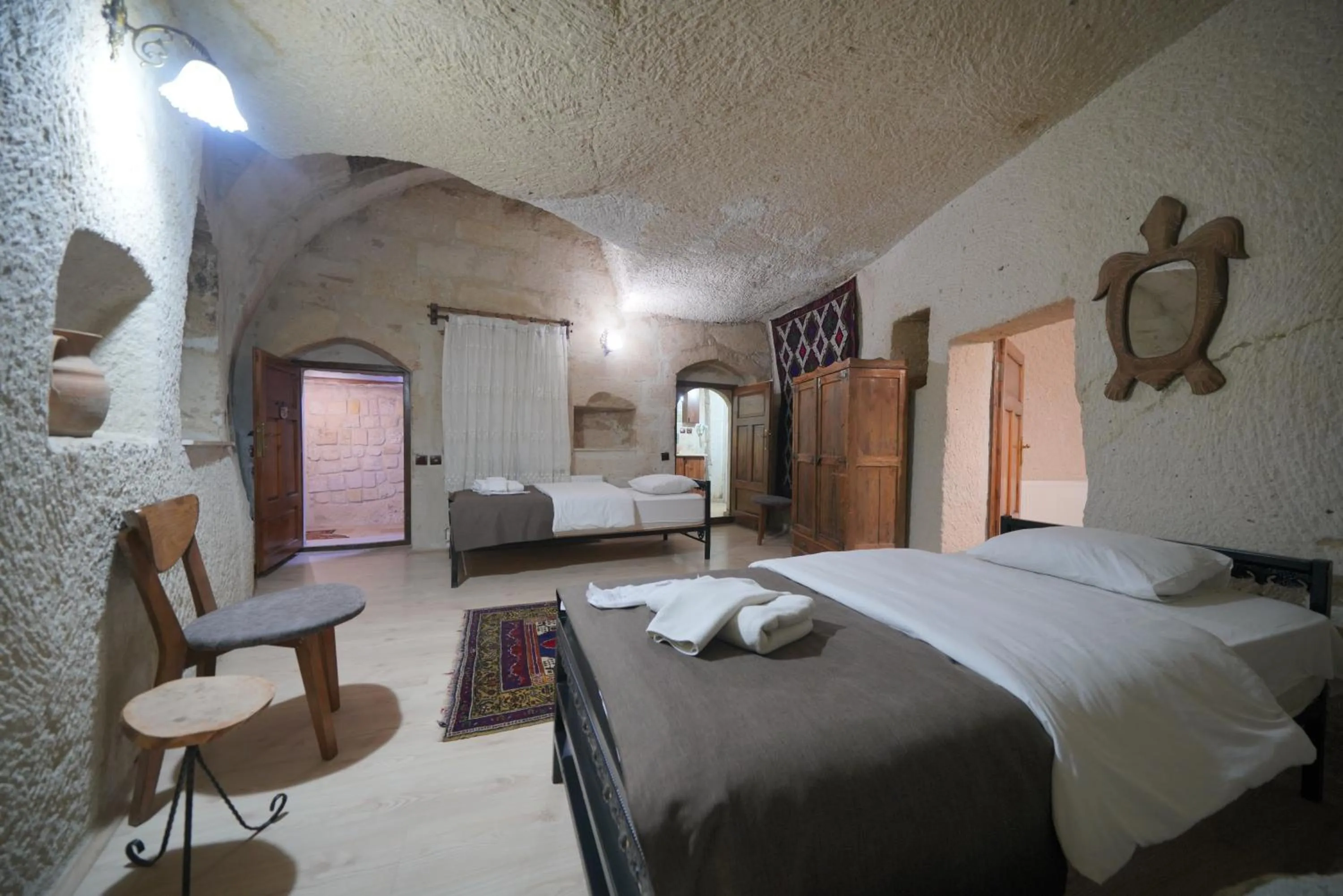 Bed in View Cave Hotel