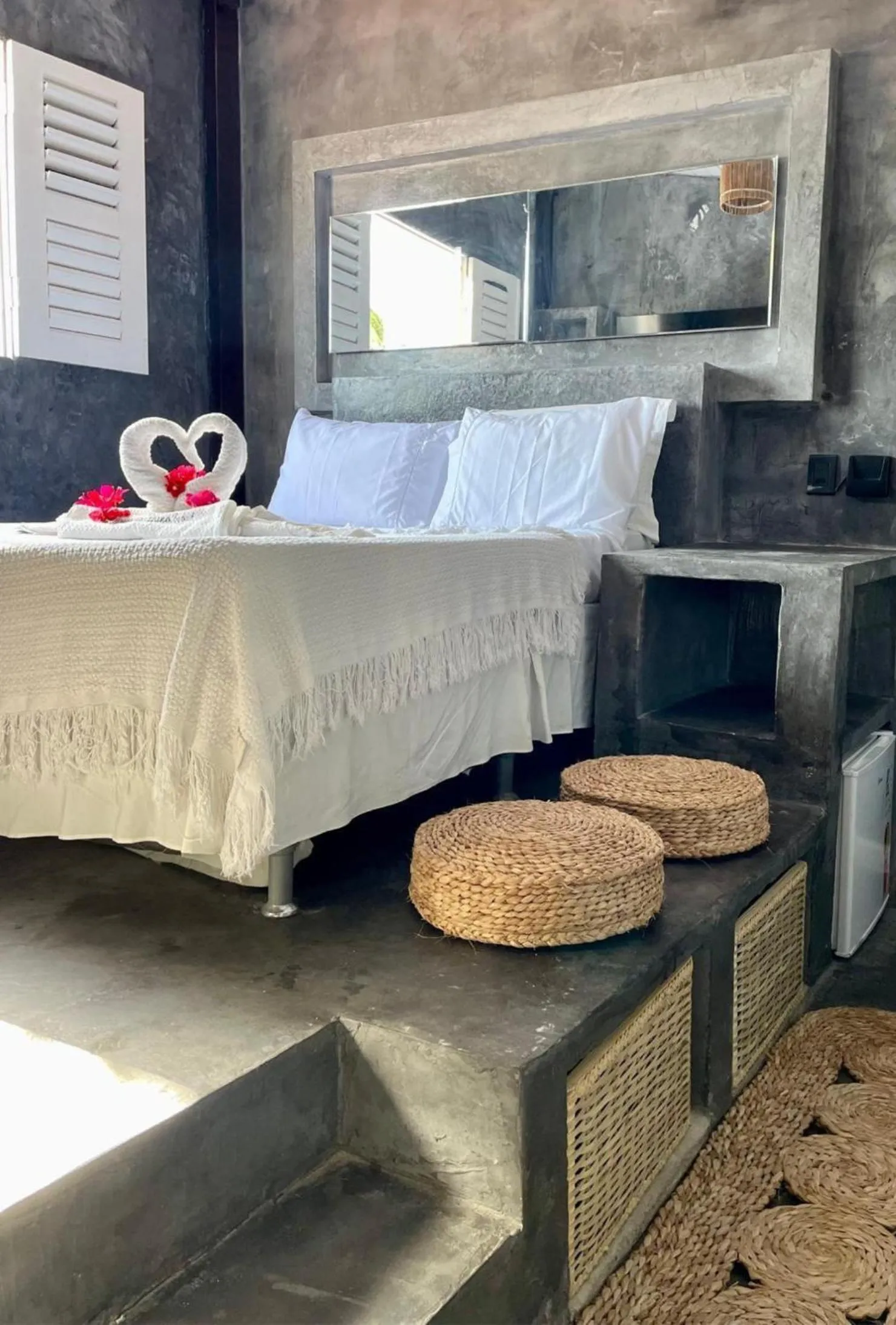 Bed in Pousada Duna Beach