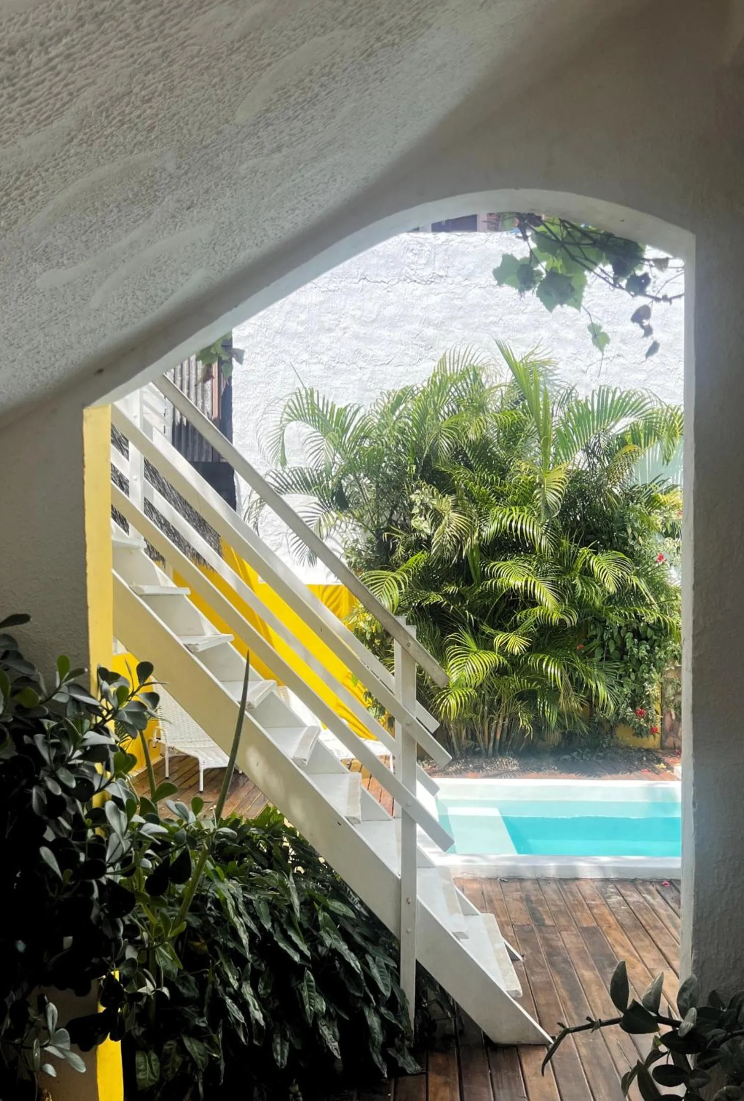 Pool view in Pousada Duna Beach