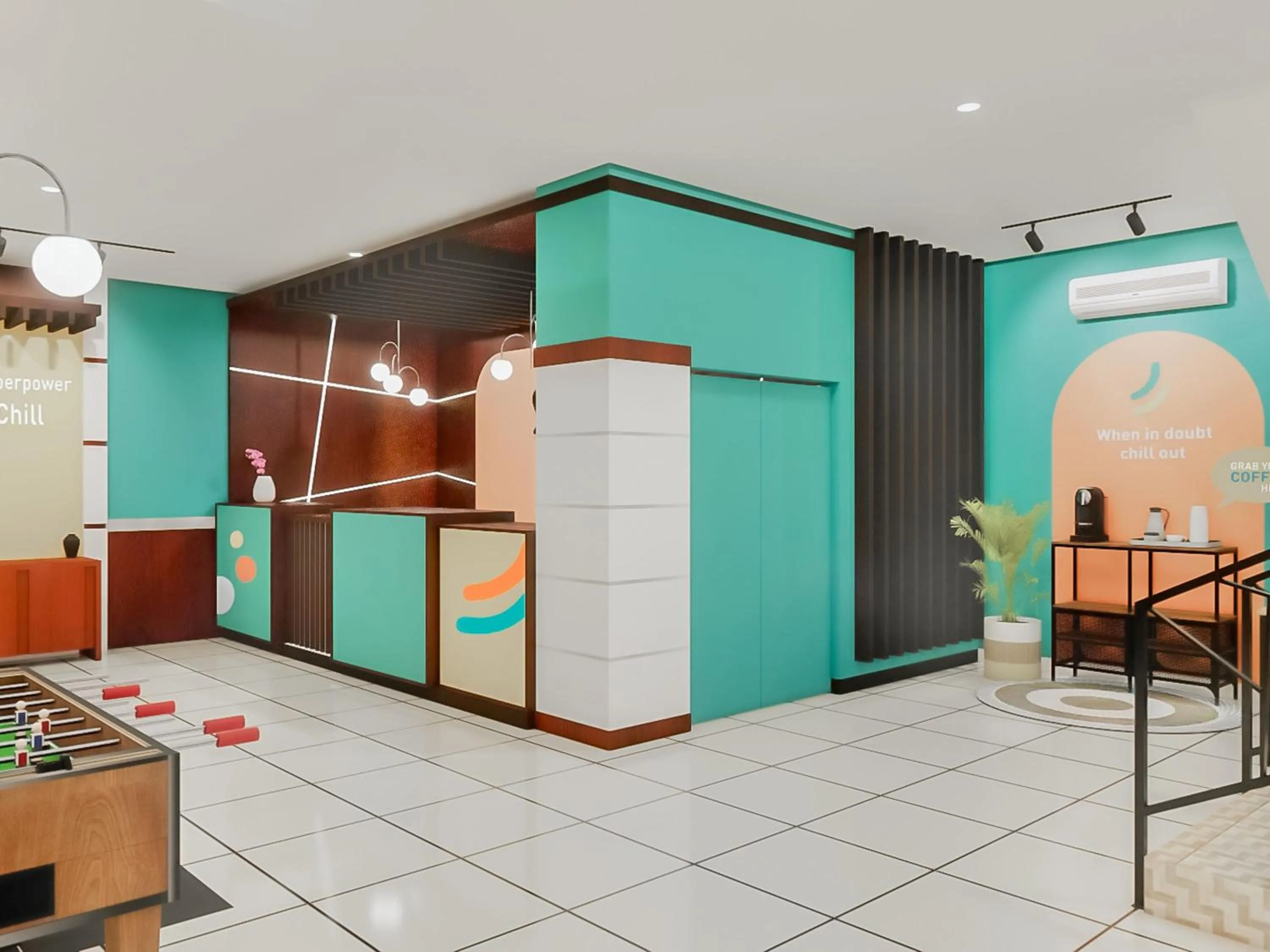 Lobby or reception in Sans Hotel City Inn Palangkaraya