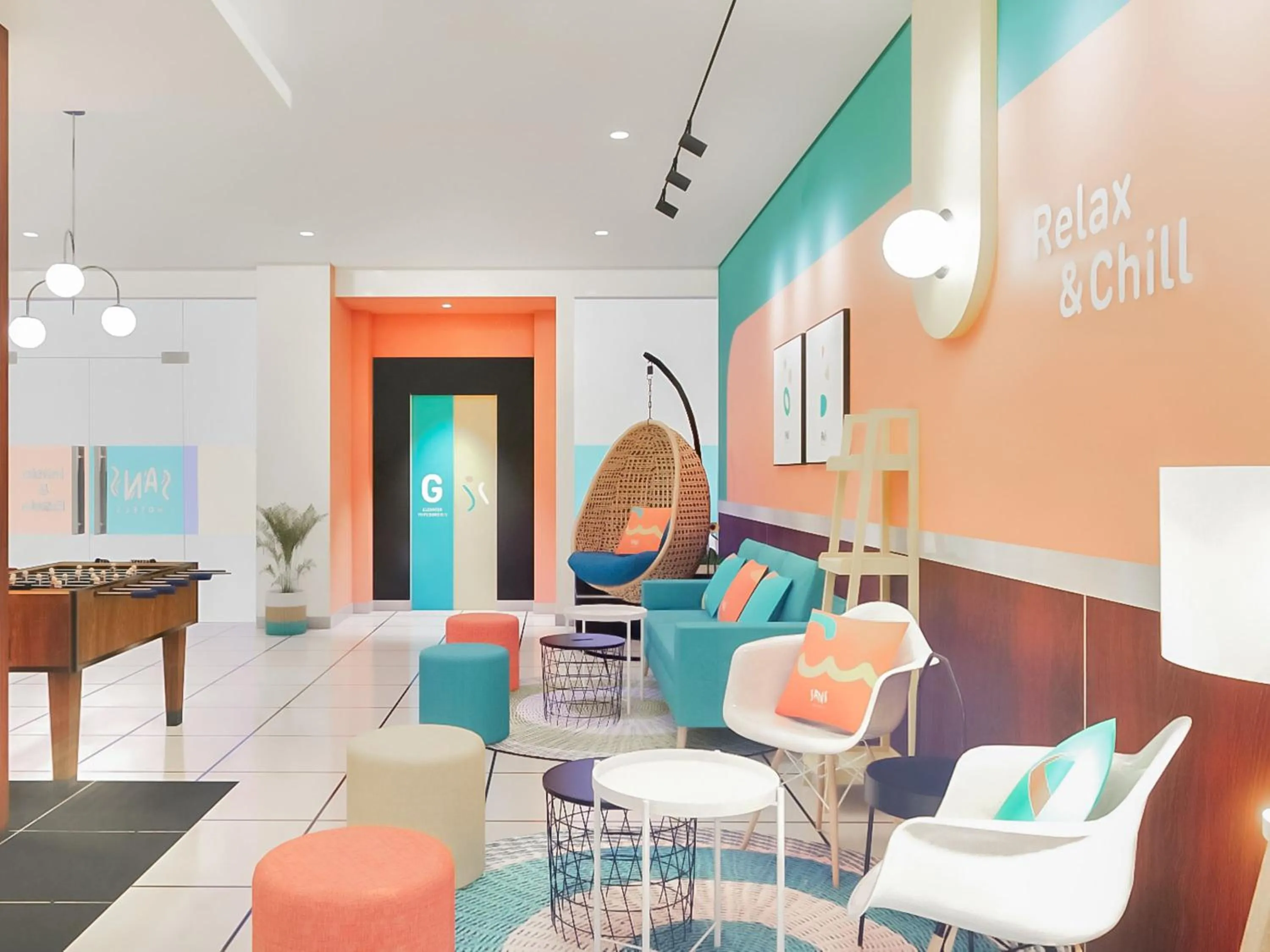 Living room in Sans Hotel City Inn Palangkaraya