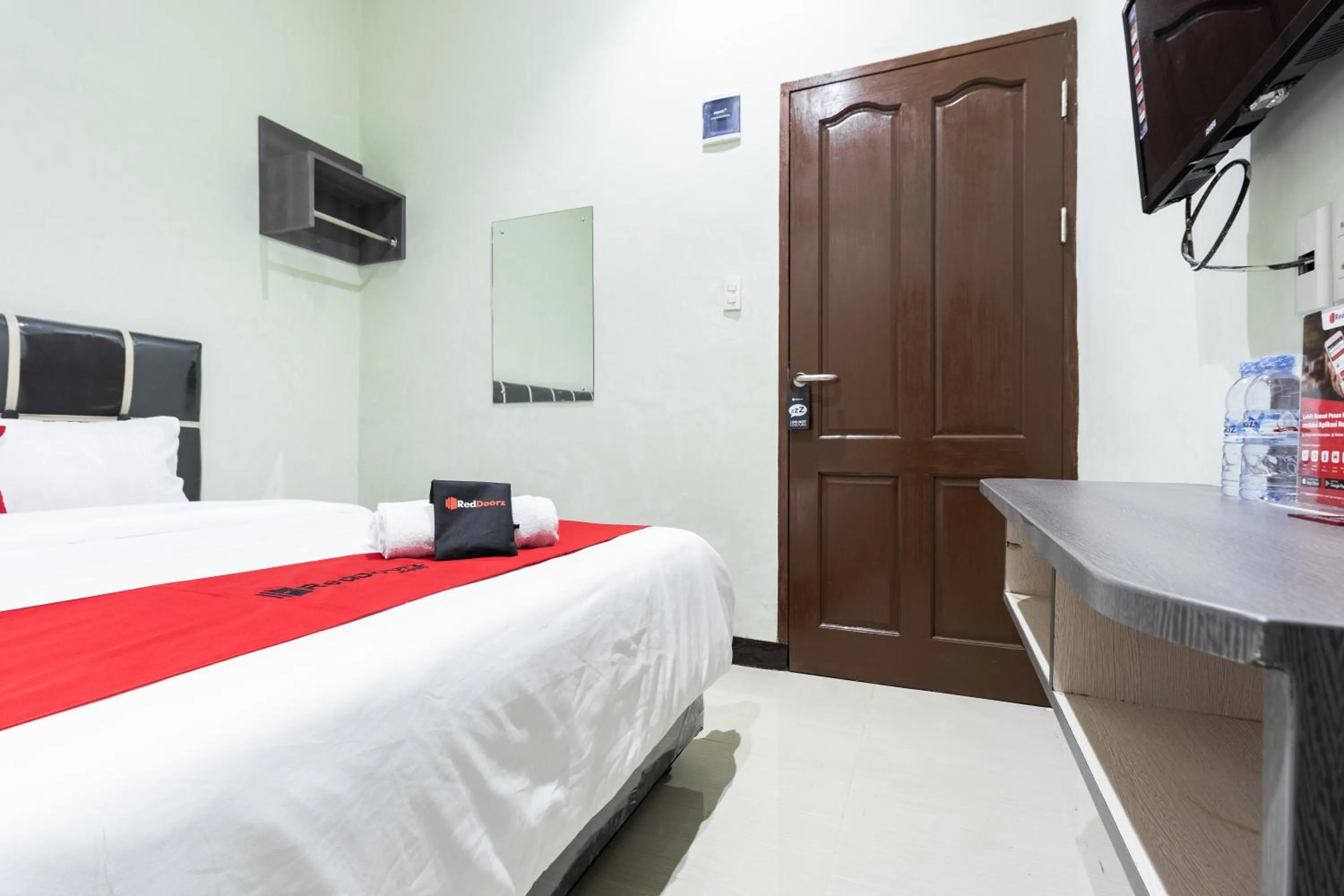 Bed in RedDoorz near Medan Amplas